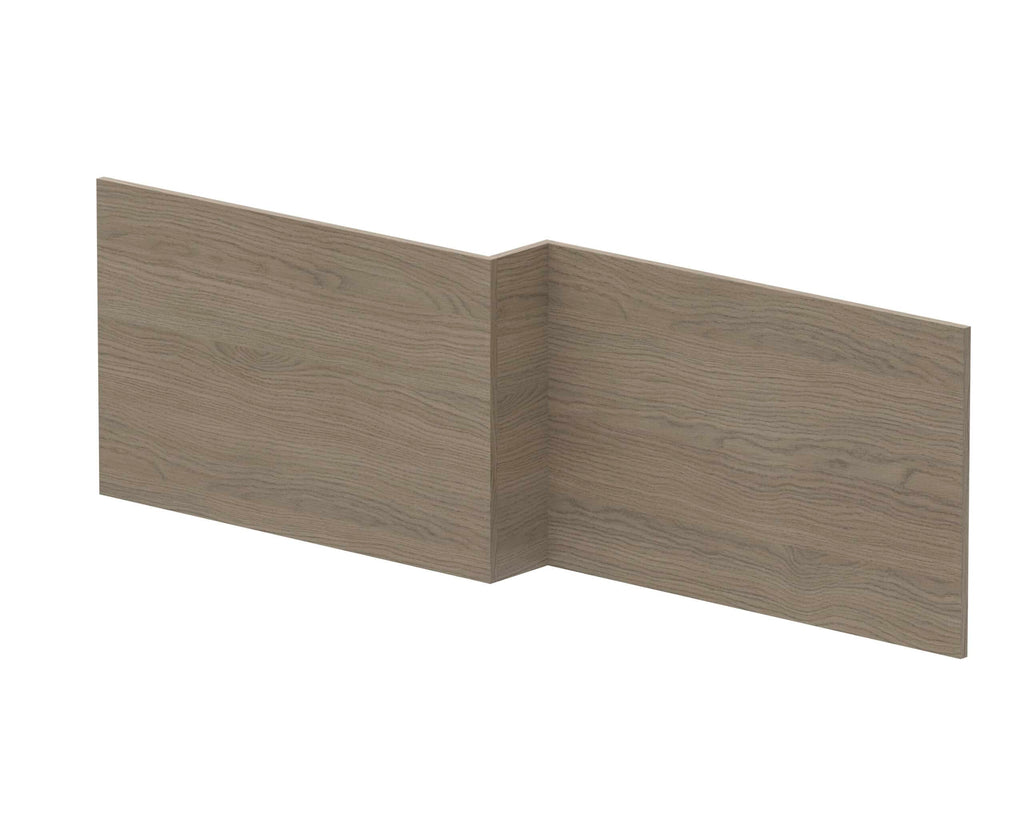Natural wood-effect bathroom panel for shower surrounds and wet areas, adding a stylish and water-resistant finish to your bathroom renovation. Durable and easy to clean, ideal for modern bathroom design.