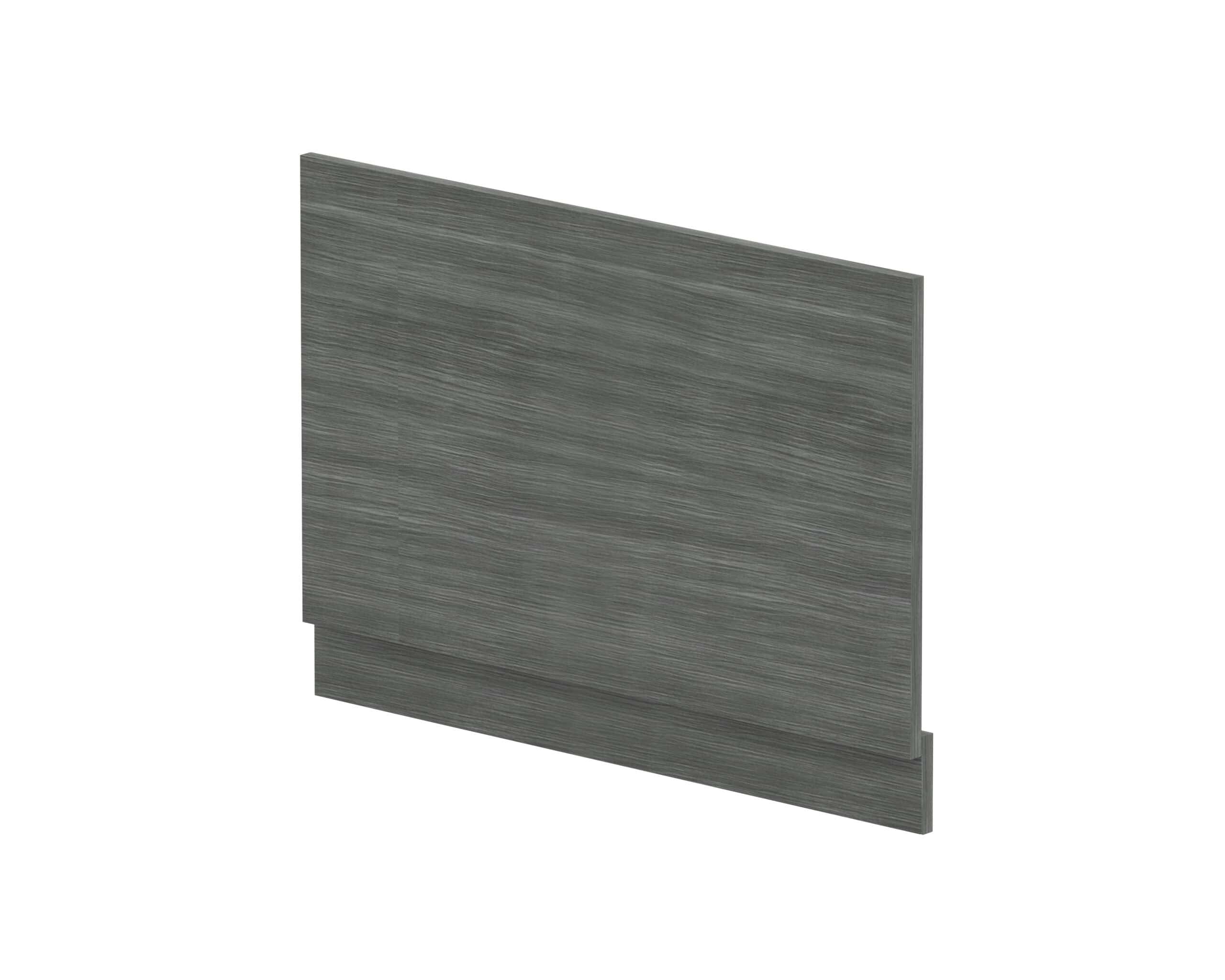 Wide grey wood effect bathroom panel for modern shower enclosures and waterproof bathroom wall cladding.