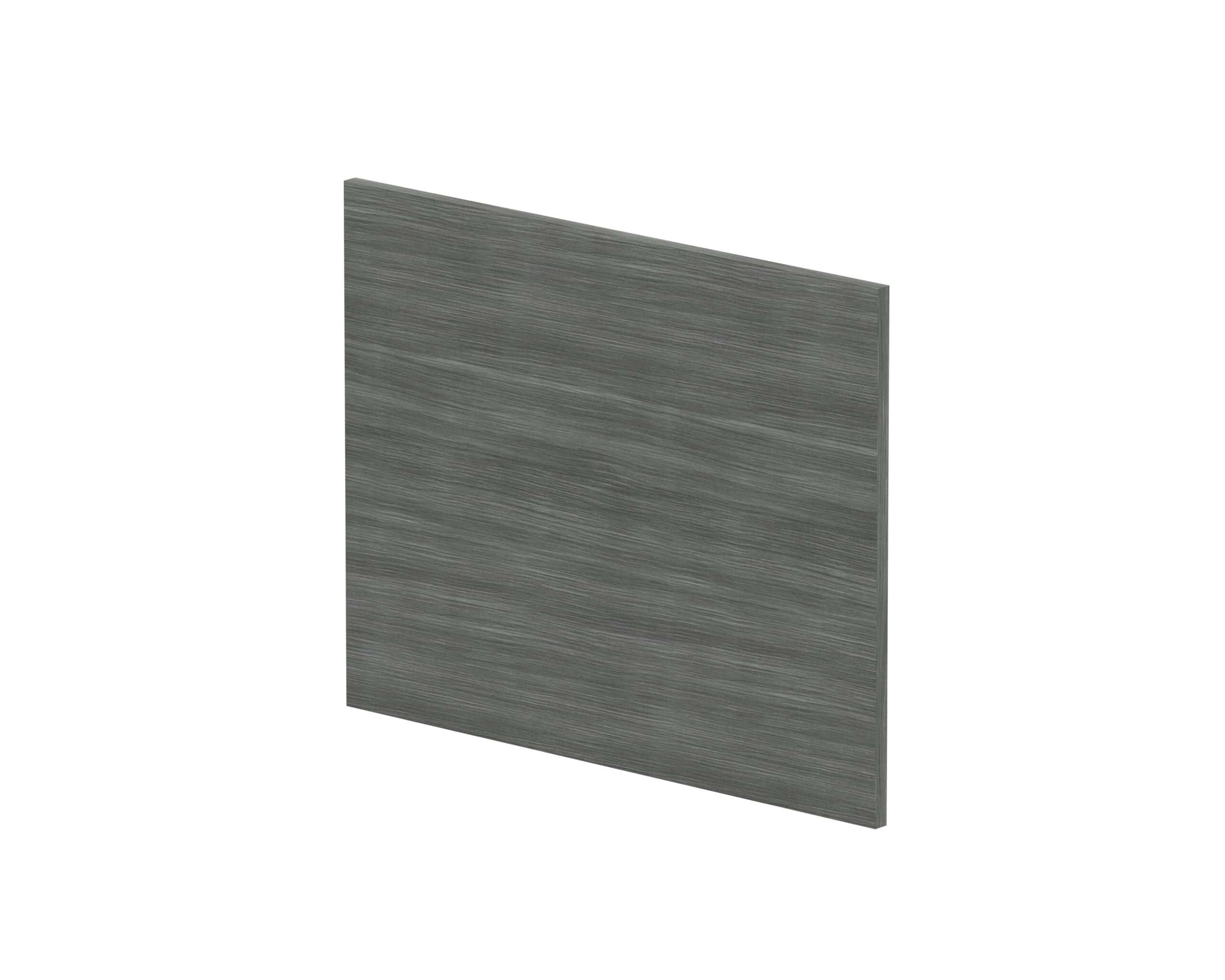 Smooth grey woodgrain bathroom panel for a modern, sleek shower enclosure or bathroom wall cladding, offering stylish and durable bathroom renovation options.