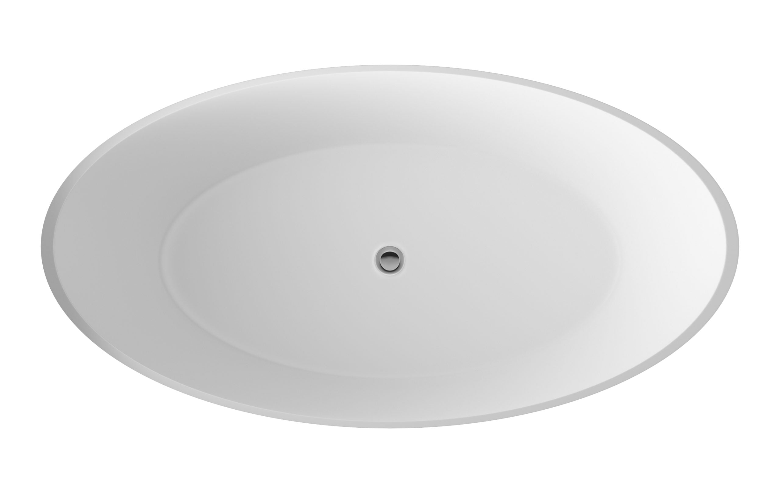 Sleek oval white bathroom sink, modern design, perfect for contemporary bathrooms, with smooth edges and an integrated drain hole, ideal for space-efficient bathroom remodels.