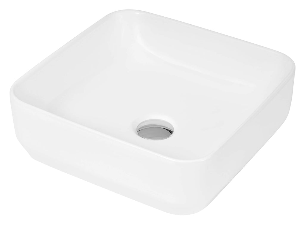 Sleek white bathroom sink with modern design and smooth finish, perfect for contemporary Bubly bathrooms in the UK.