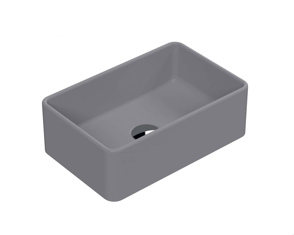 Stainless steel bathroom sink with clean modern design, perfect for contemporary bathrooms and ideal for washbasins and vanity units. Durable and easy to clean.