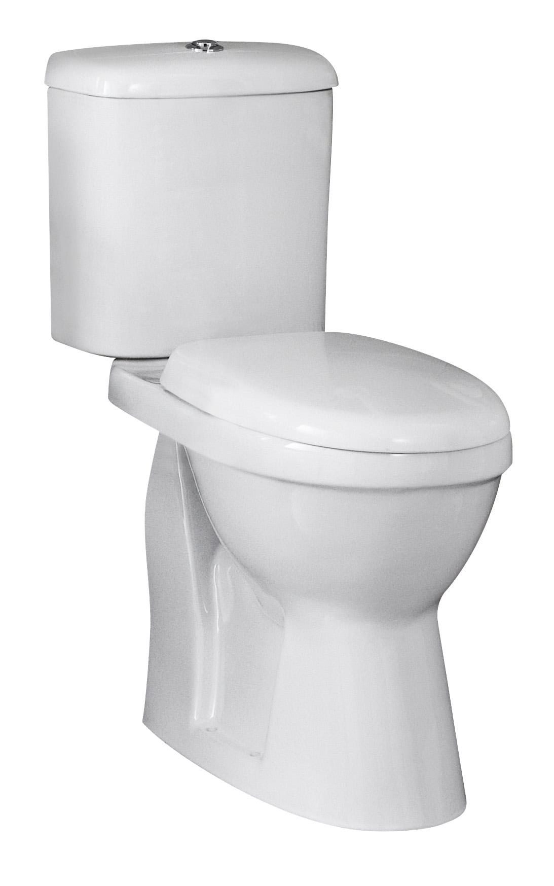 Modern white ceramic toilet bowl from Bubly Bathrooms, designed for elegant bathroom fixtures and reliable flushing performance. Perfect for contemporary bathroom interior upgrades.