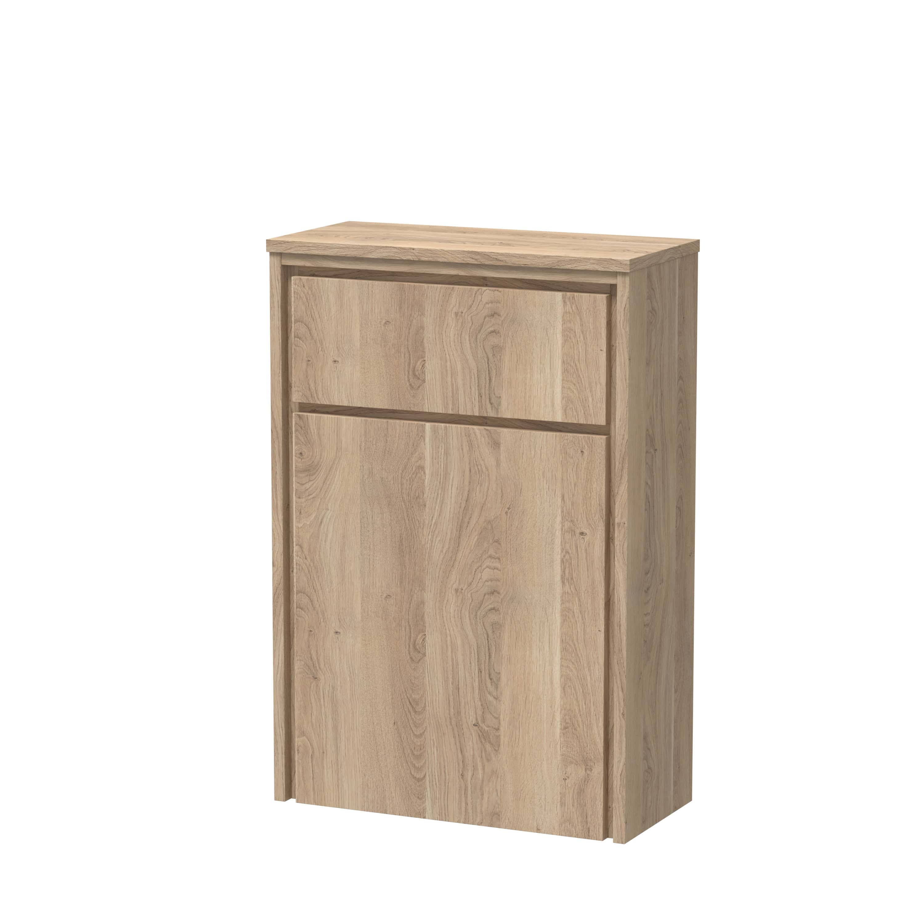 Solid oak bathroom cabinet with modern design, spacious storage and durable finish, ideal for organising bathroom essentials. Perfect for enhancing bathroom functionality and style.