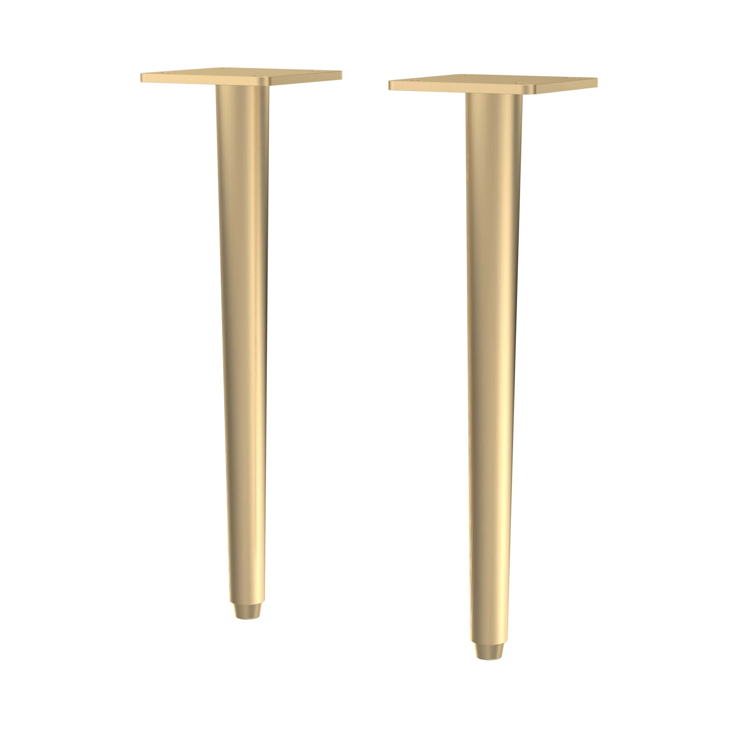 Gold bathroom furniture legs for modern bathroom design. Perfect for upgrading or customising your bathroom decor. Durable and stylish support for bathroom vanities or cabinets.