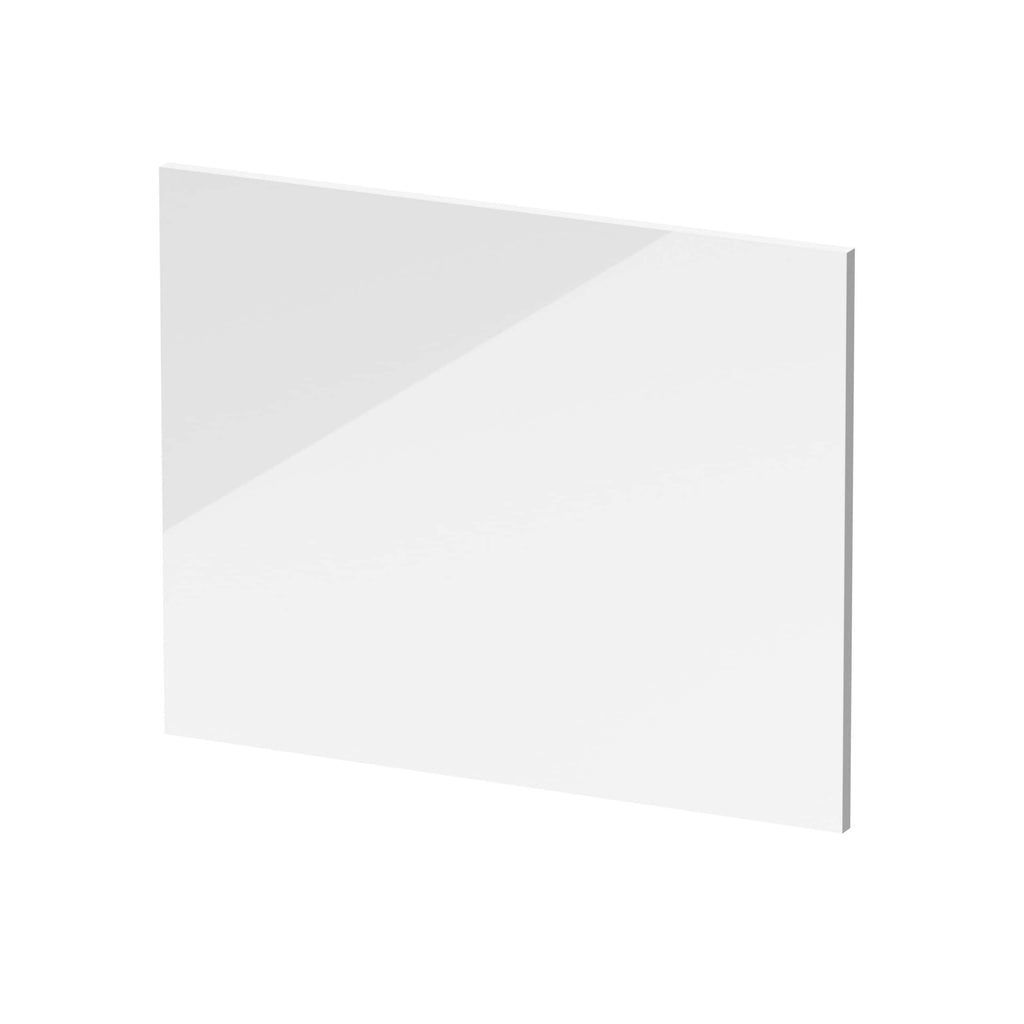 Smooth white bathroom shower panel with sleek minimalist design, ideal for modern bathrooms and shower enclosures. Made for durability and easy maintenance by Bubly Bathrooms.