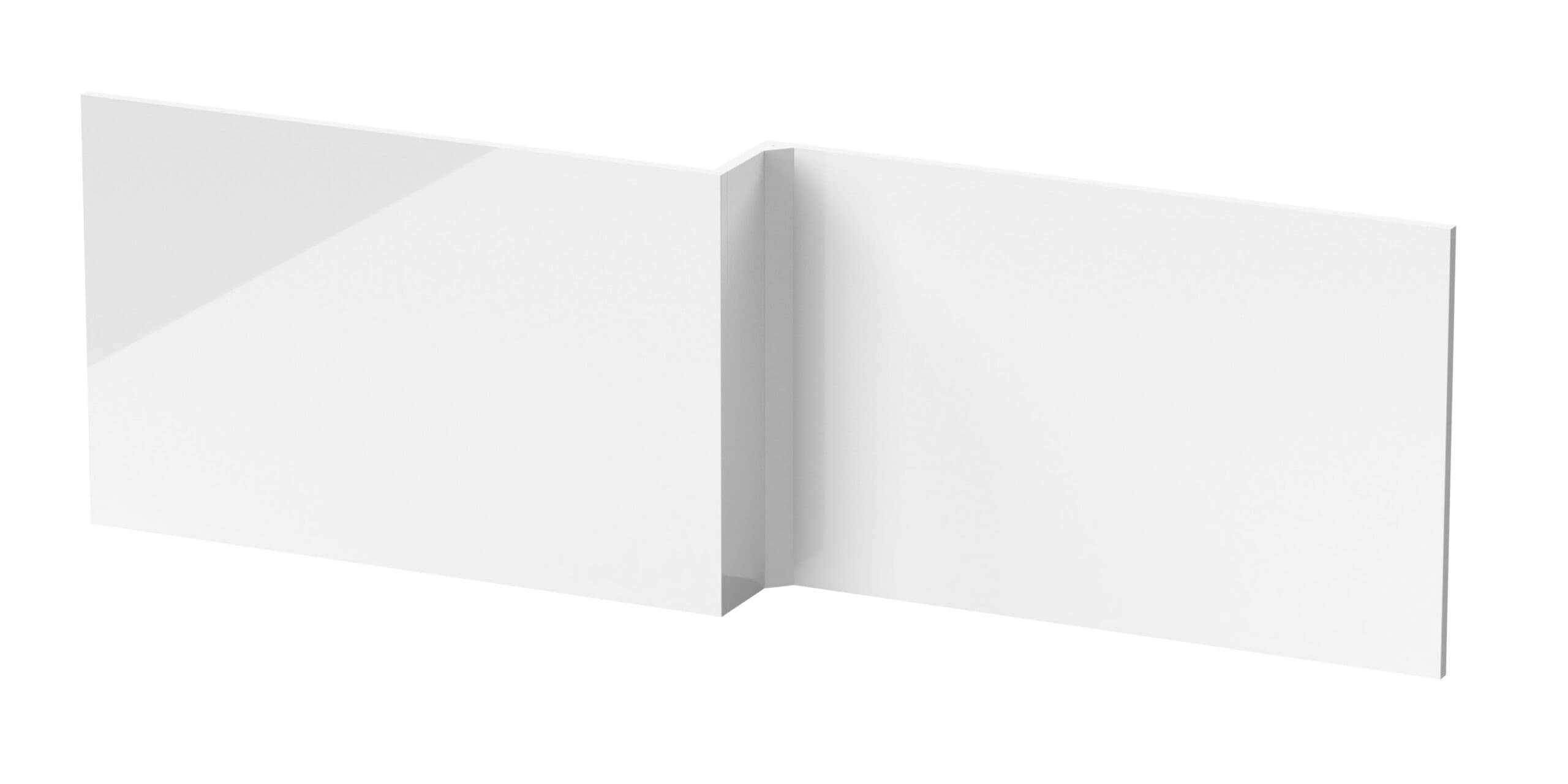 Nuie Square Shower Bath Front Panel - 1700mm Long