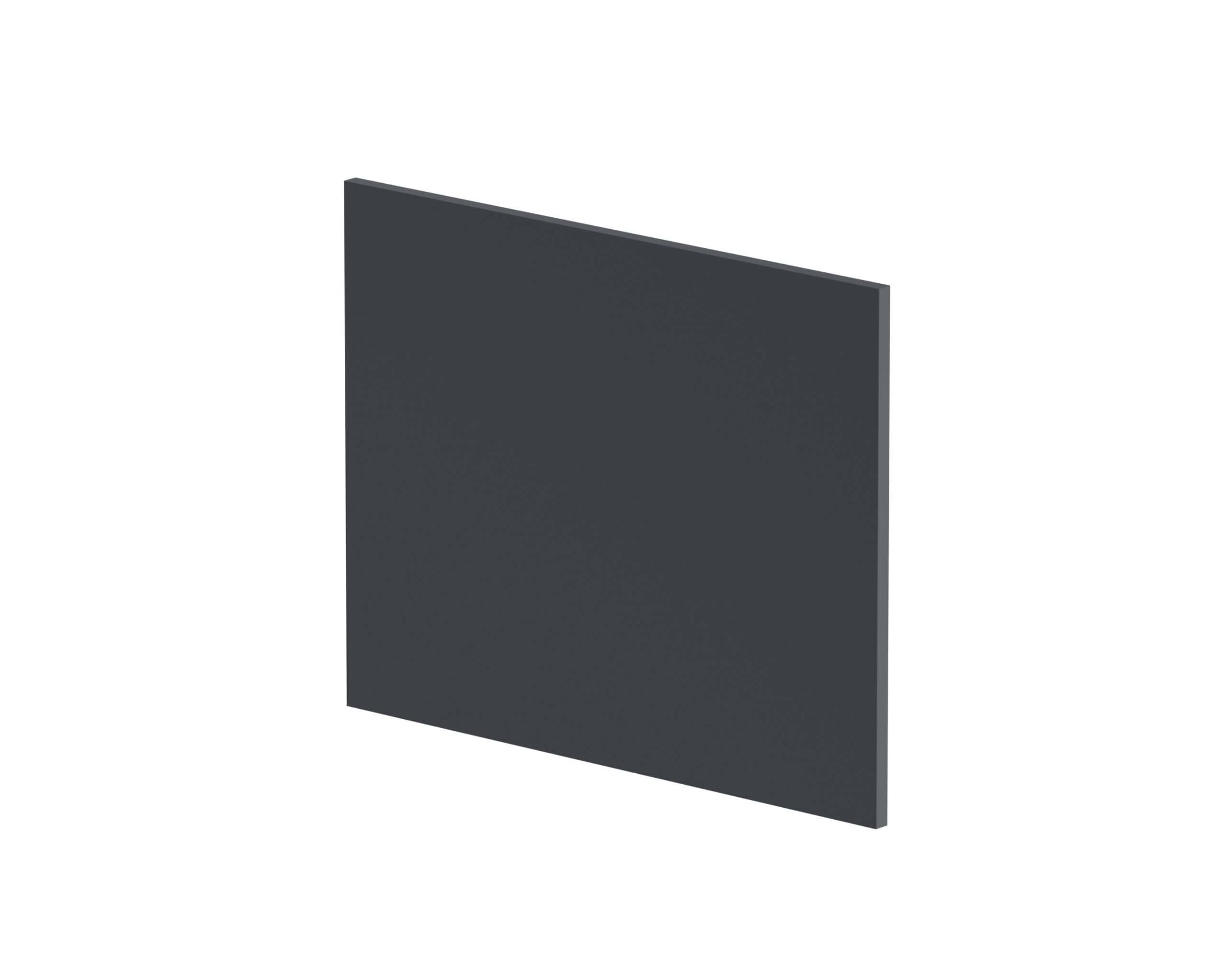 Dark grey shower panel for luxurious Bubly bathroom design.
