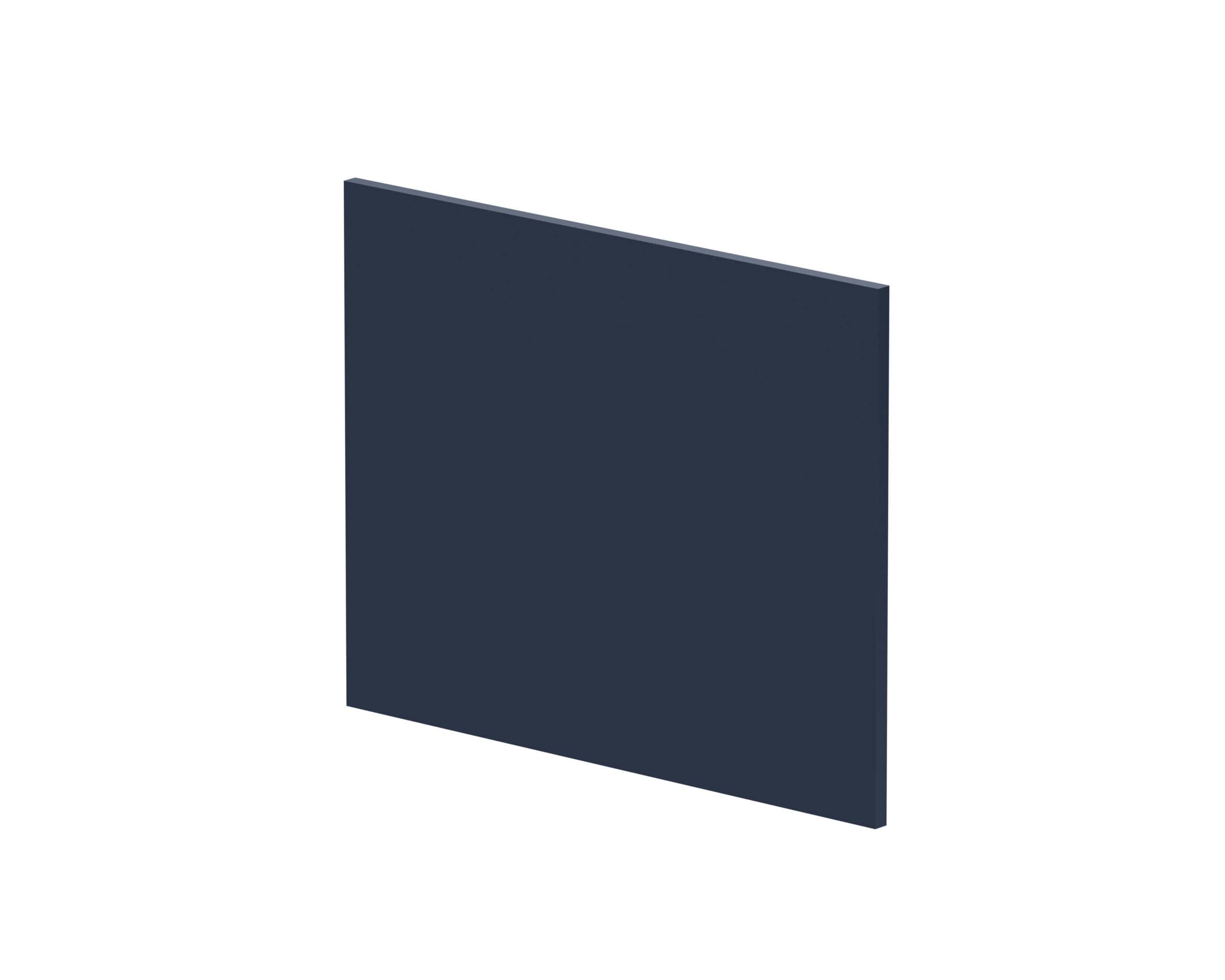 Modern navy bathroom panel with smooth finish, ideal for bathroom renovations and wet room solutions on bubly.co.uk.