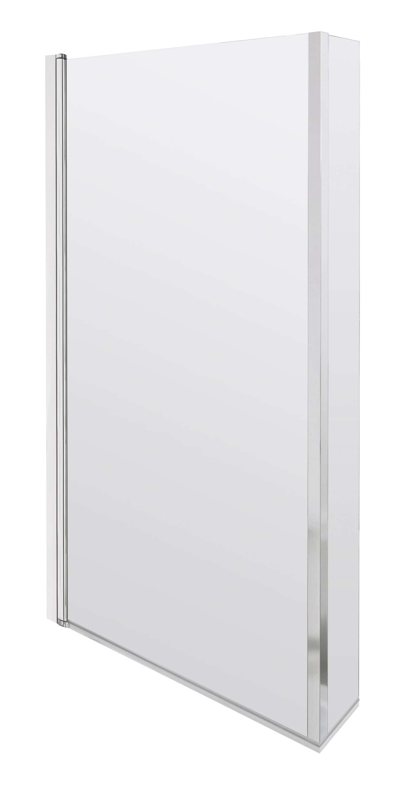 Shower enclosure with sleek glass design, silver framing, and modern aesthetics from Bubly Bathrooms for contemporary bathroom renovations.
