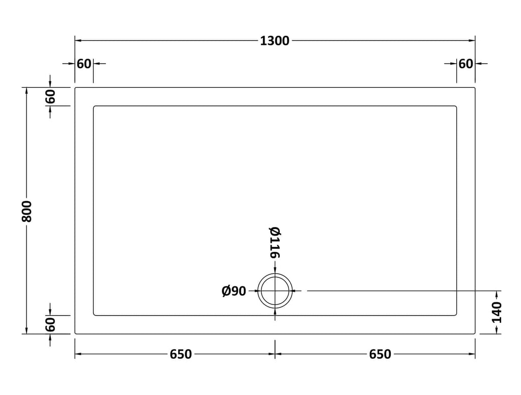 Sleek modern bathroom sink with detailed dimensions, featuring a spacious basin and durable design, perfect for contemporary bathroom remodels and optimising space efficiency.