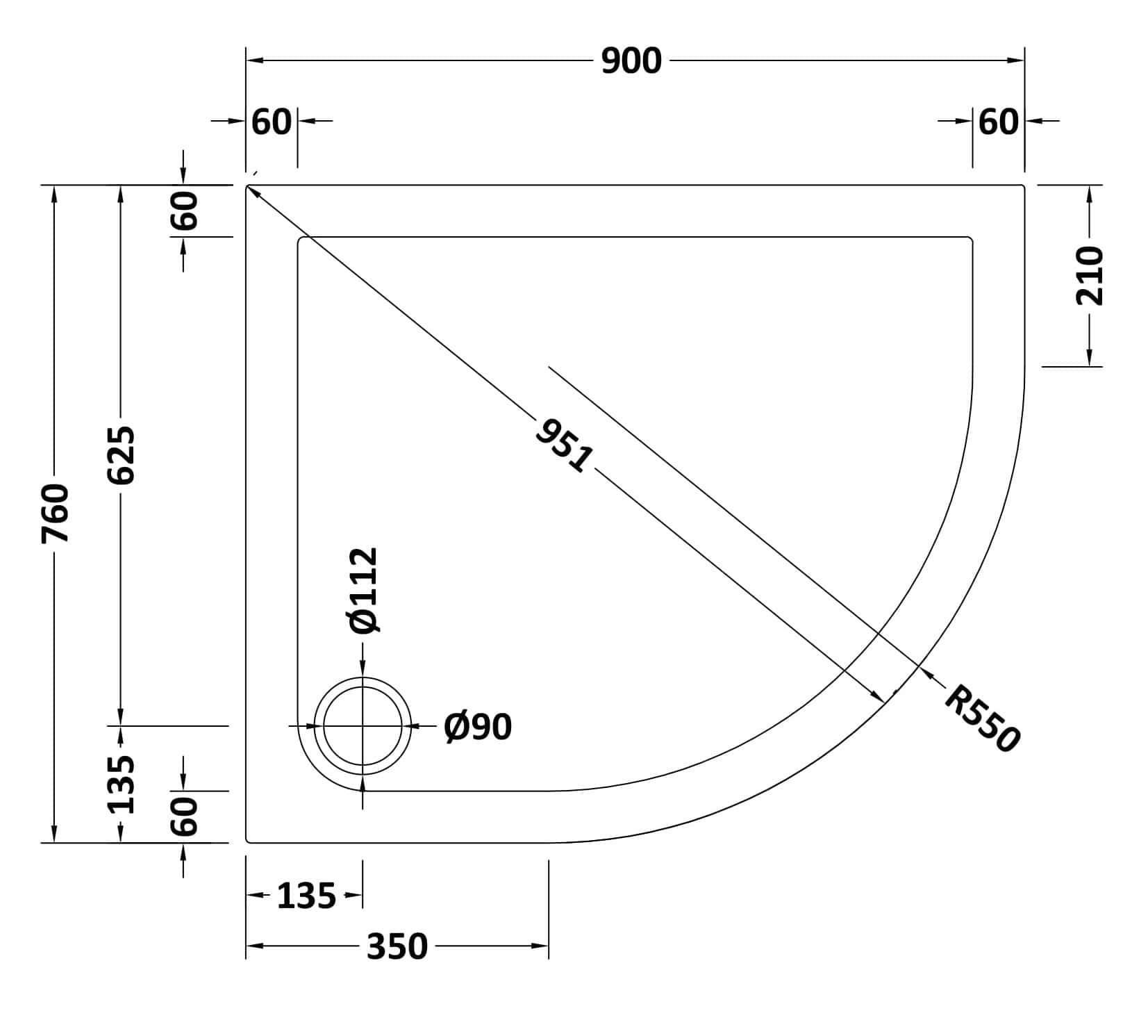 High-quality bathroom shower tray with precise dimensions and ergonomic design for modern bath renovations. Ideal for seamless bathroom installation with durable, easy-to-clean materials.