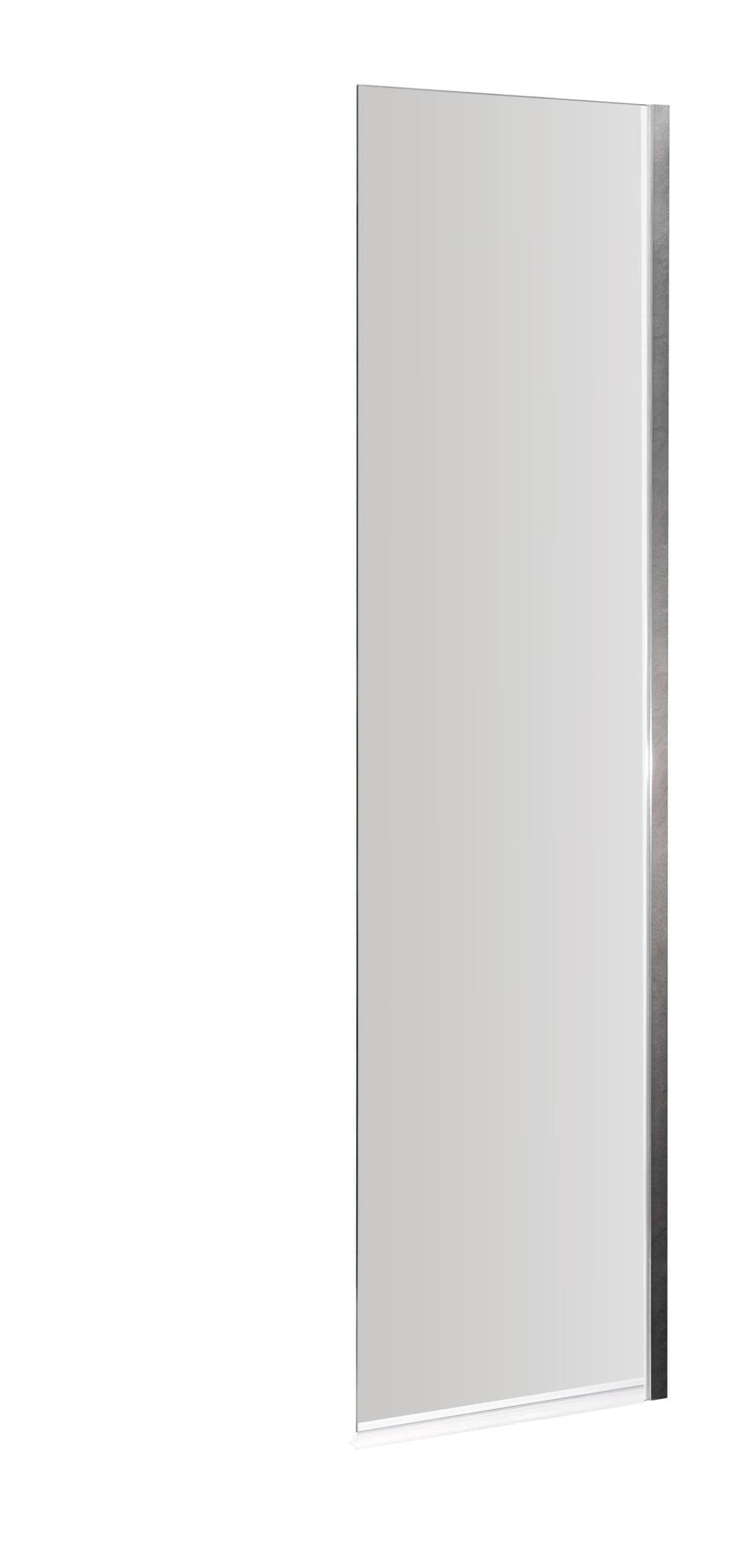 Frosted glass shower screen for modern bathrooms, featuring sleek aluminium framing and easy installation. Perfect for enhancing bathroom style and functionality.