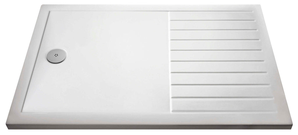 Hudson Reed Rectangular Walk-In Shower Tray - White