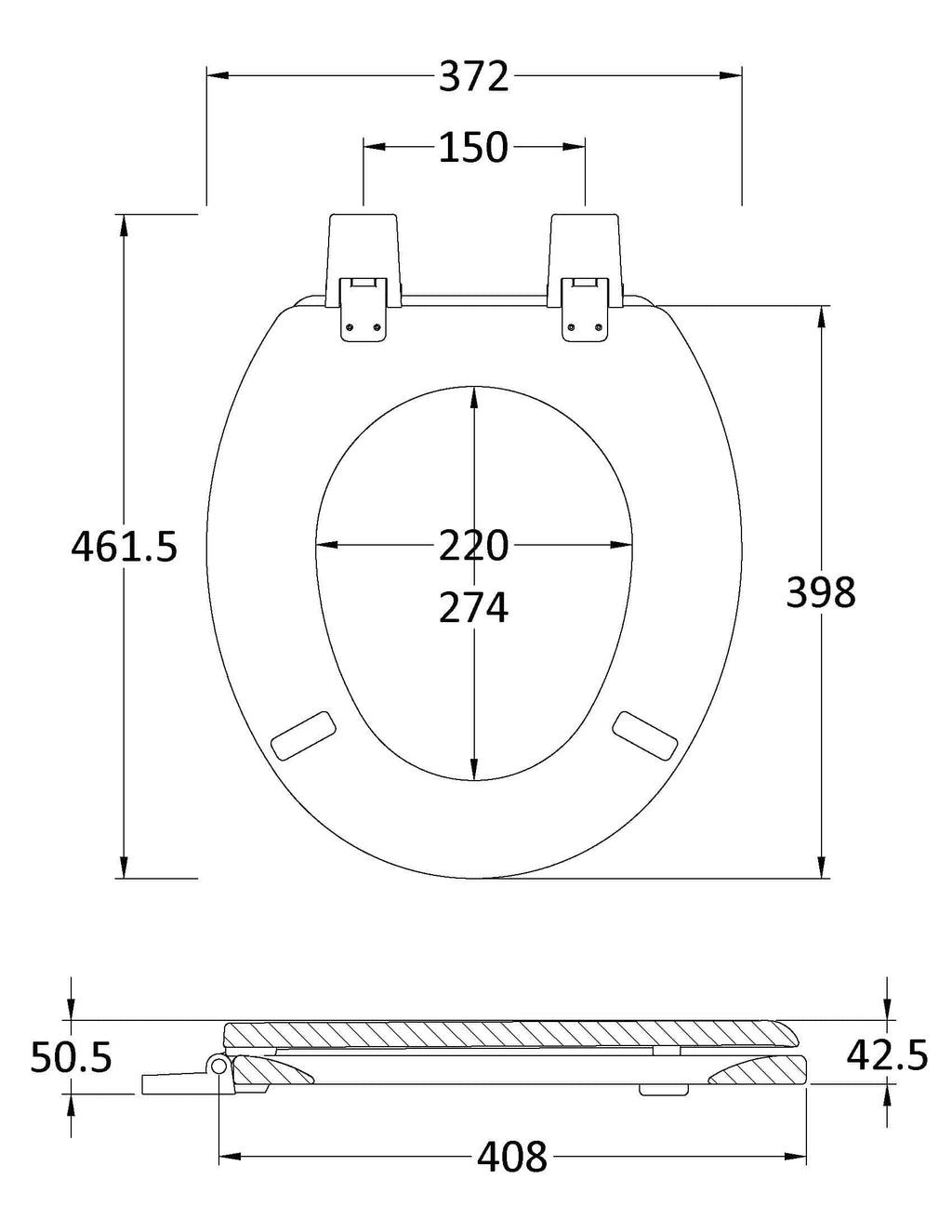 Thermostatic toilet seat with adjustable hinges and comfortable design, ideal for modern bathroom upgrades.