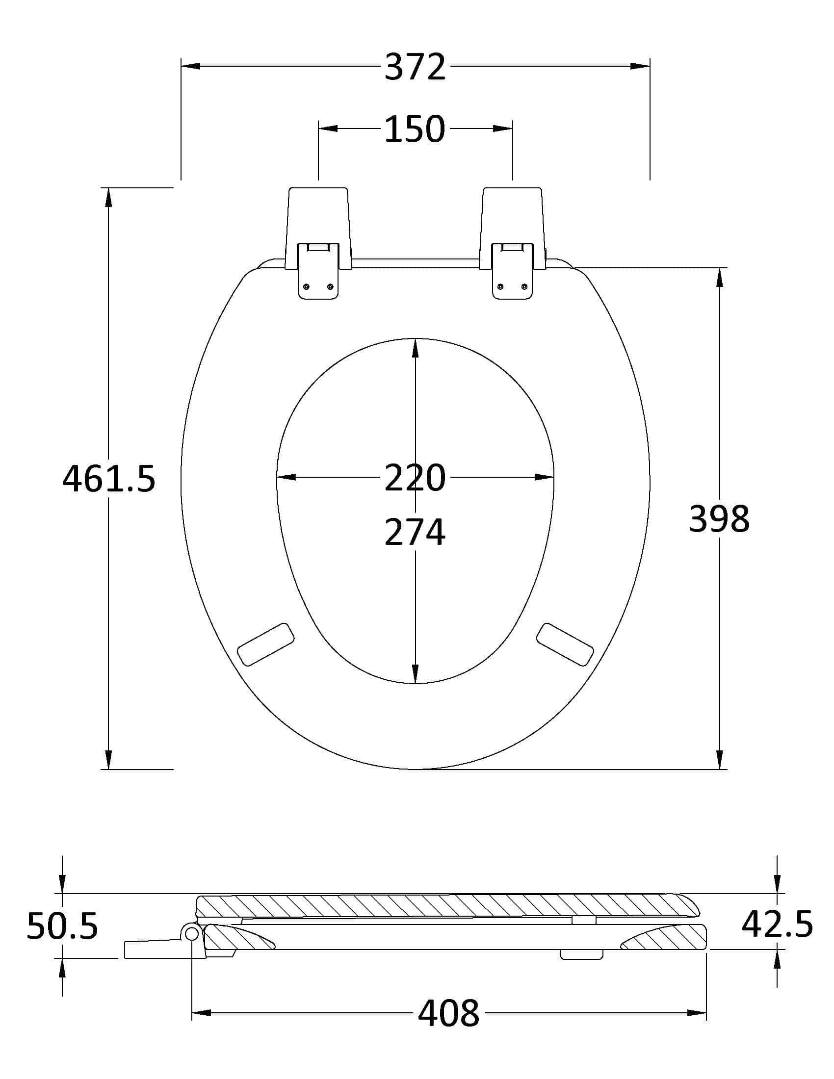 Thermostatic toilet seat with adjustable hinges and comfortable design, ideal for modern bathroom upgrades.