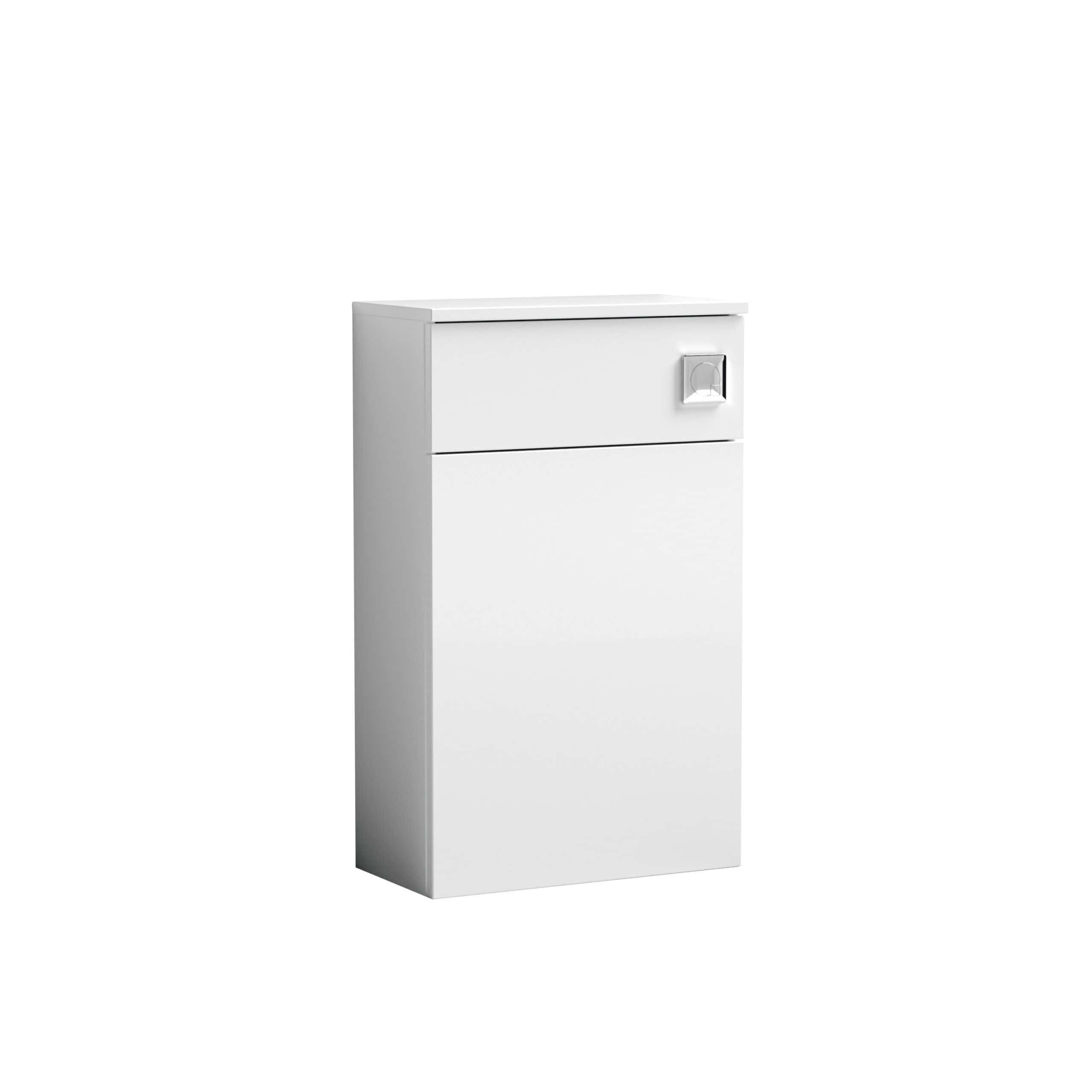 Lockable white bathroom cabinet for secure storage of toiletries and essentials, designed by Bubly Bathrooms for modern and functional bathroom organisation.