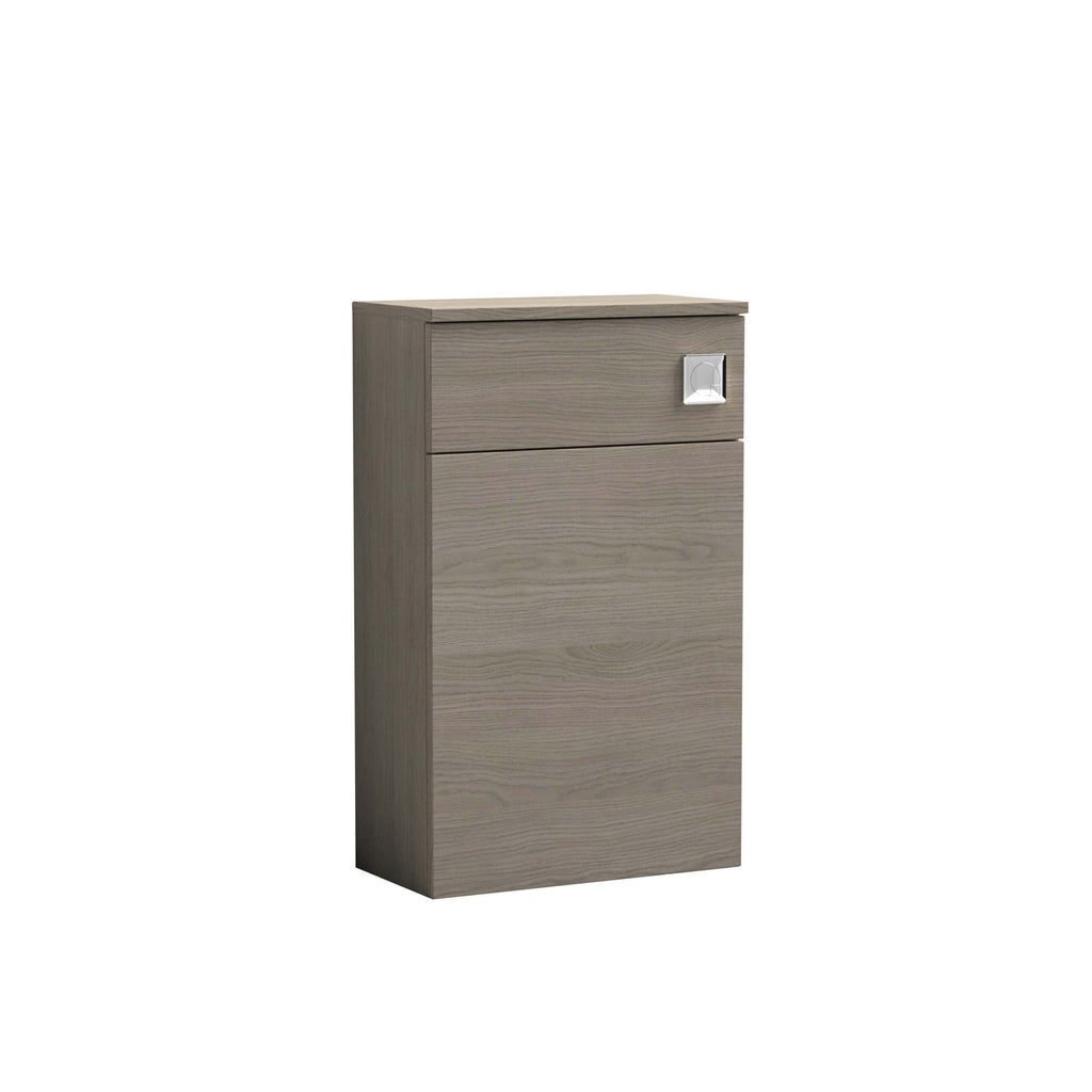 Sleek grey bathroom cabinet with modern design, featuring a secure lock, perfect for bathroom storage solutions. Crafted from durable materials, ideal for contemporary bathroom interiors.