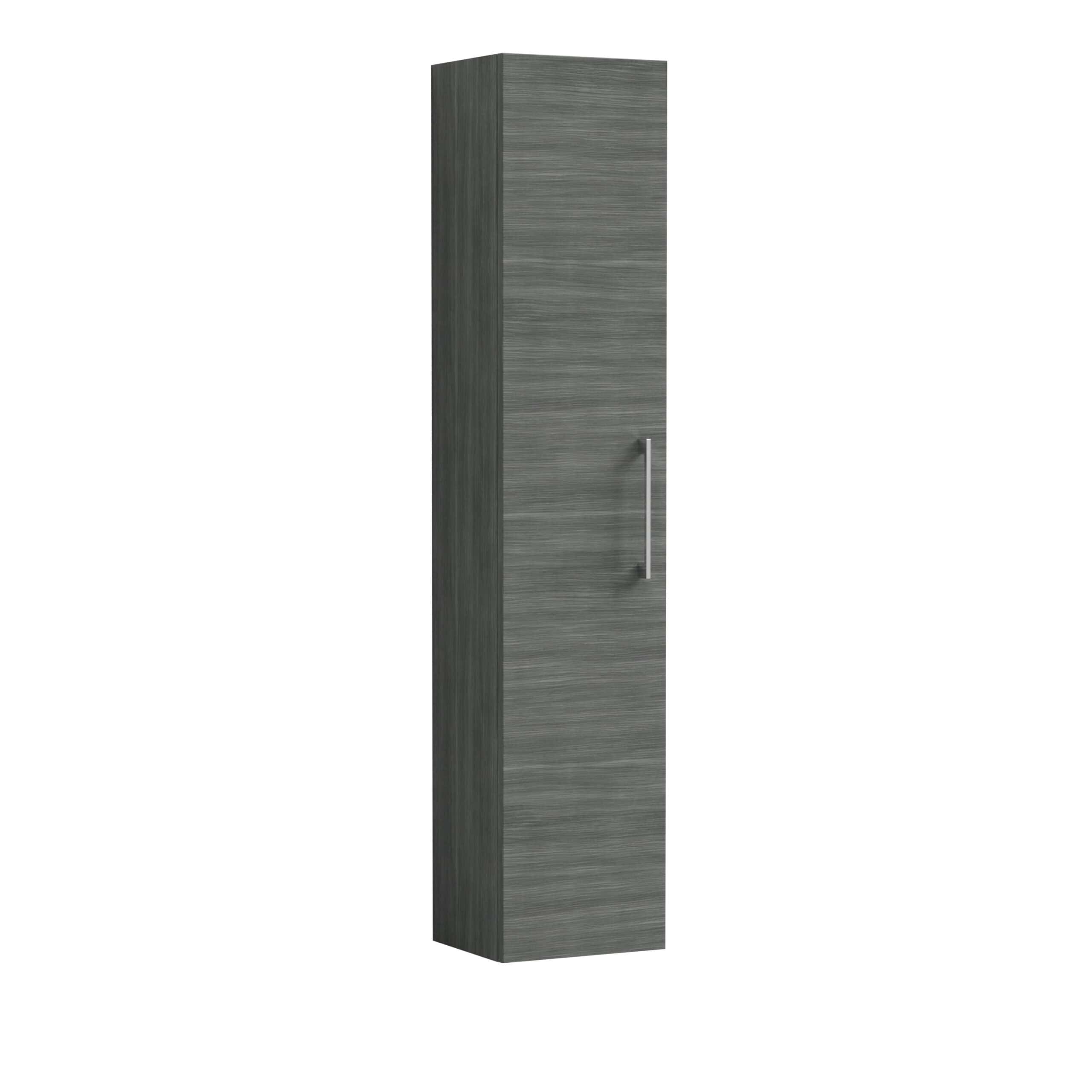 Nuie Arno 1 Door Wall Hung Tall Storage Unit 300mm Wide