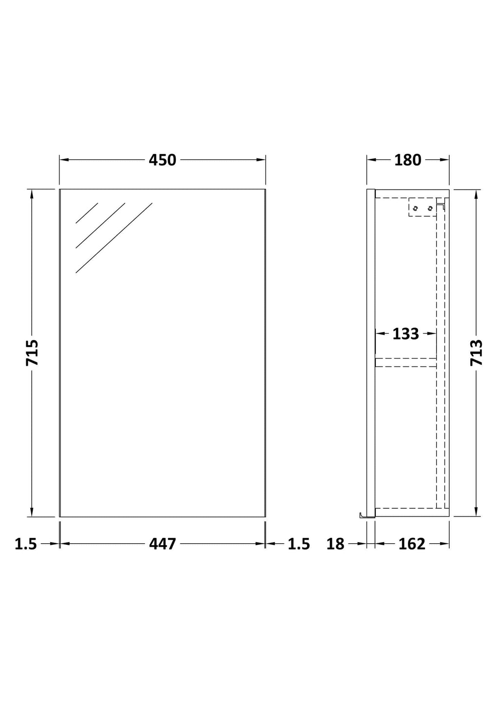 Elegant bathroom mirror with integrated storage and clean design, perfect for modern Bubly bathrooms. Ideal for enhancing space and aesthetics in your home bathroom renovation.