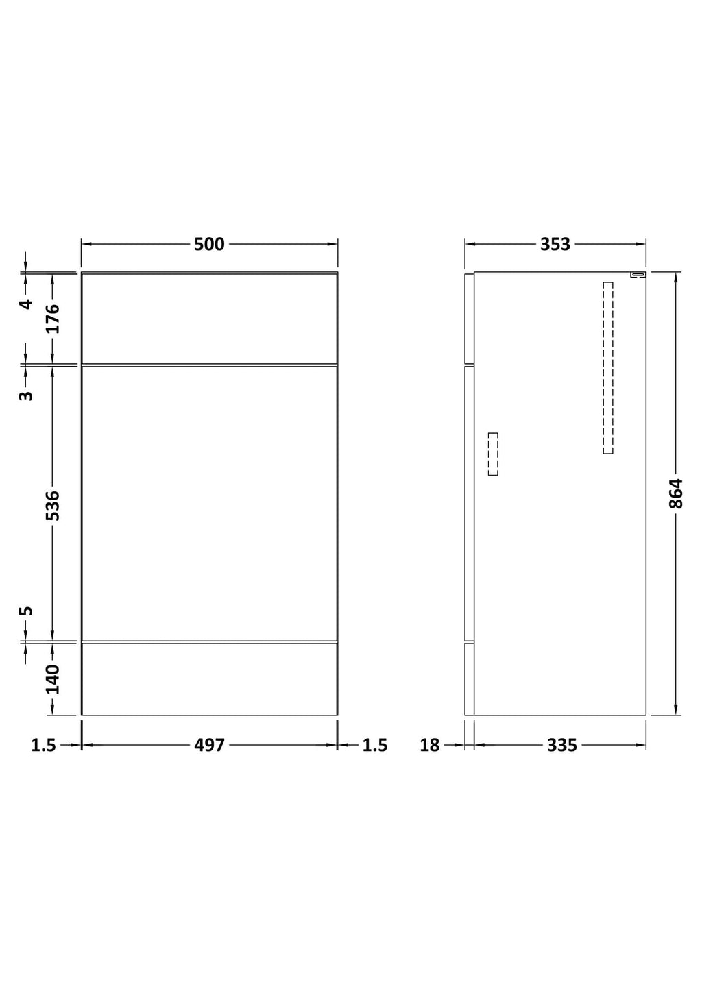 Modern bathroom cabinet with sleek design, ample storage, and durable materials for stylish and functional Bubly bathrooms. Perfect for organising essentials in your bathroom space.