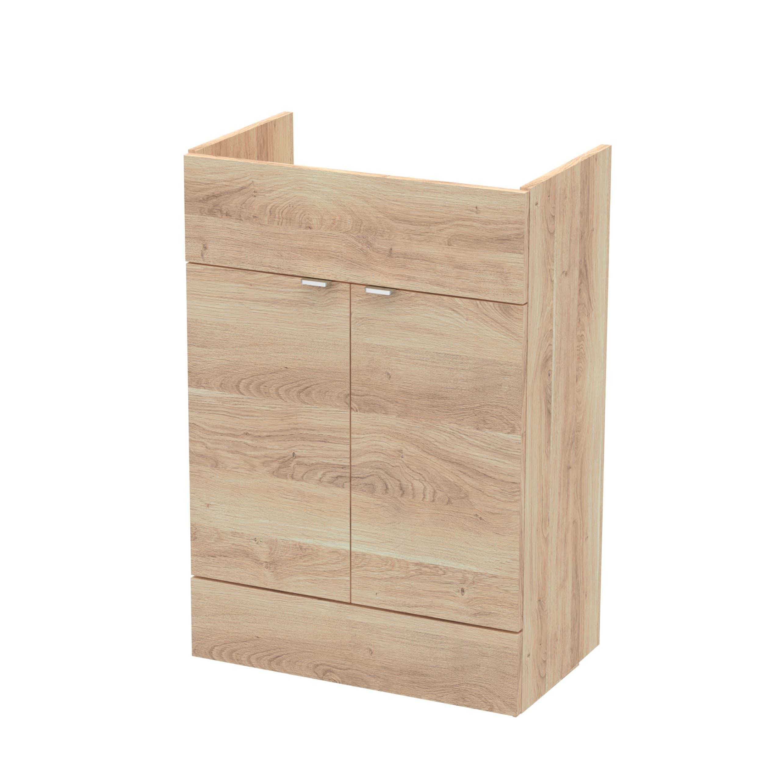 Stylish wooden bathroom cabinet with storage drawers, ideal for modern bathroom interiors, offering practical space for toiletries and essentials. Perfect for completing your bathroom decor.