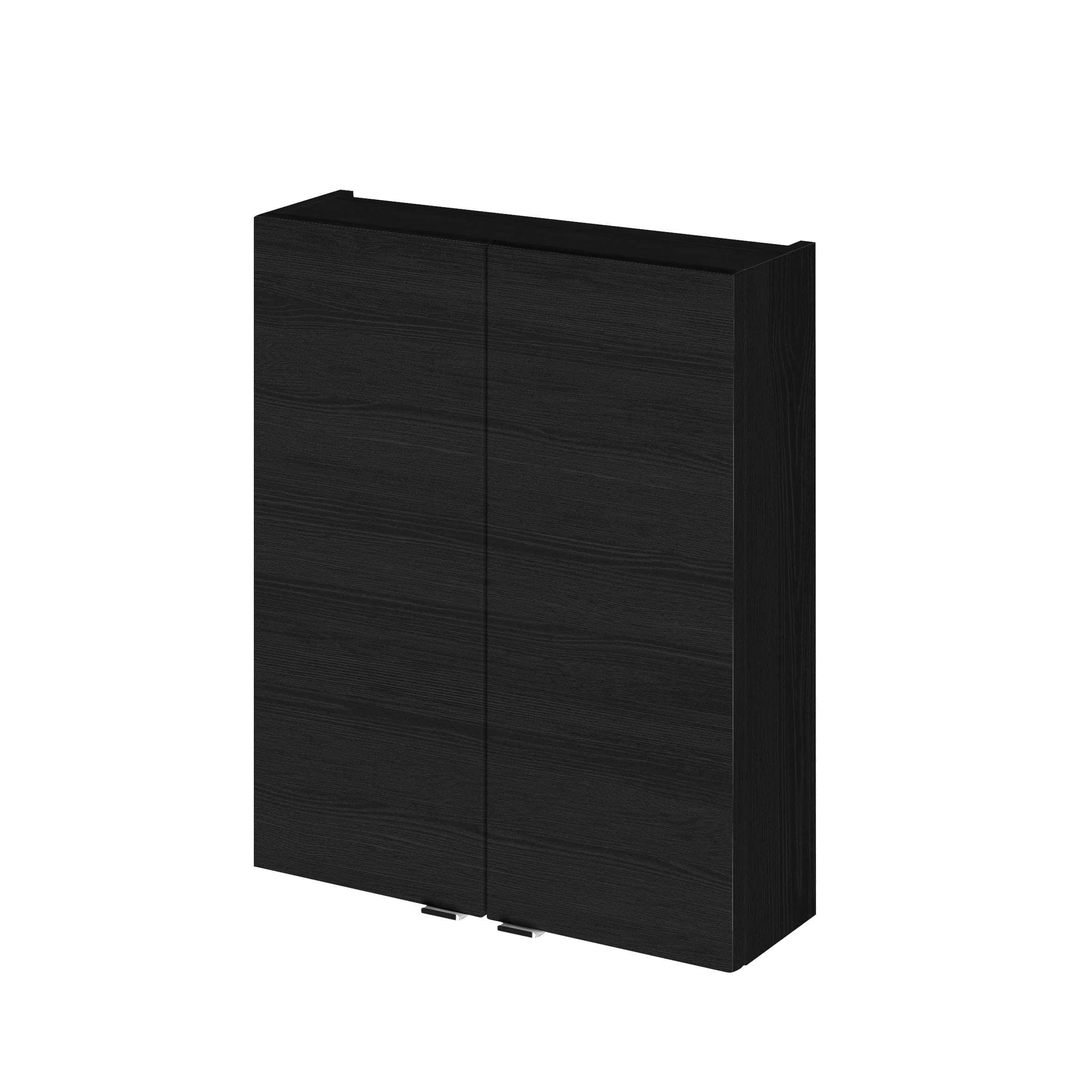 Black modern bathroom cabinet, sleek storage solution for contemporary bathrooms, featuring minimalist design and ample space for toiletries and essentials. Perfect for stylish bathroom upgrades.