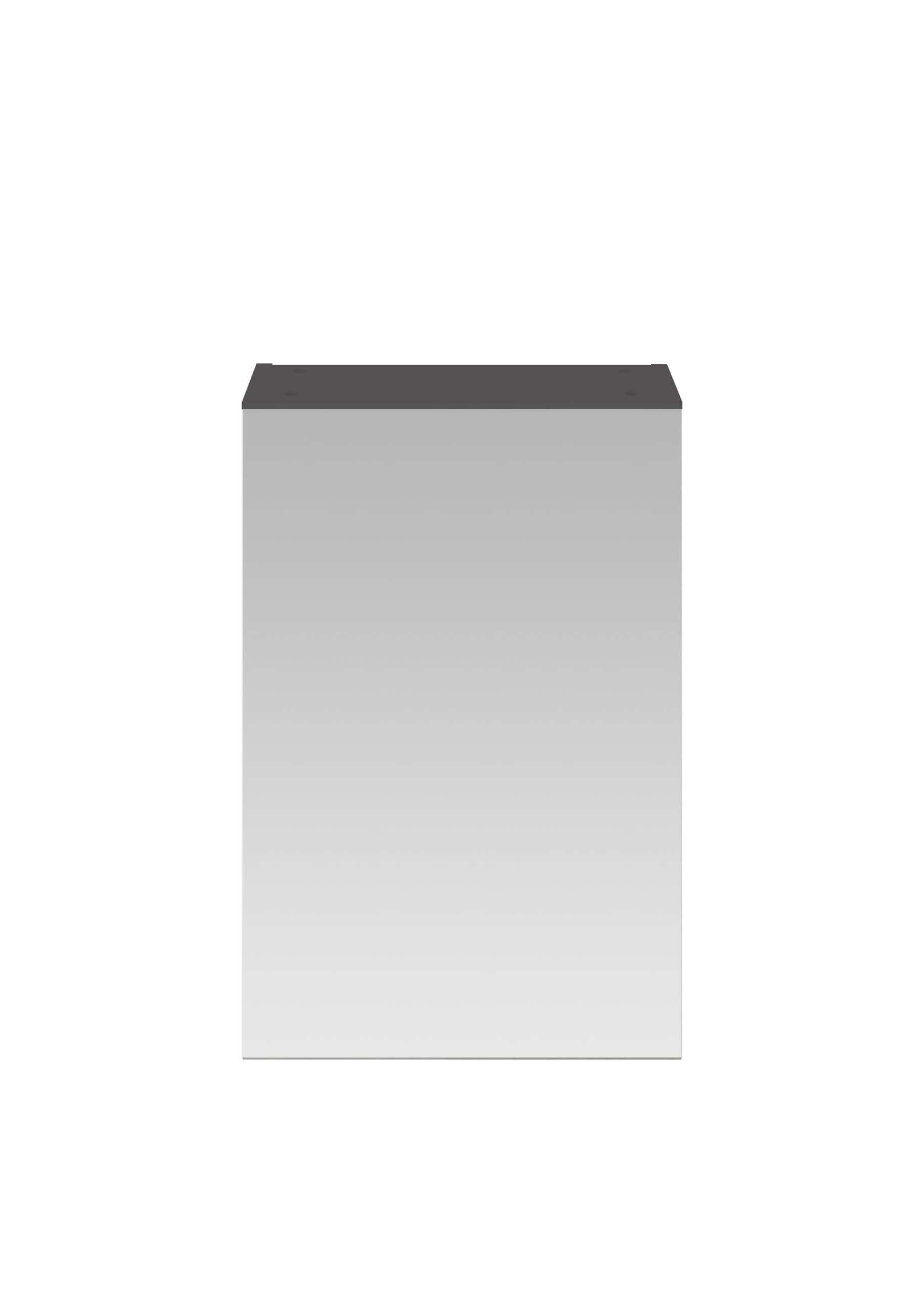 Sleek modern mirror cabinet with a minimalist design, perfect for contemporary bathroom bathrooms and storage solutions. Designed by Bubly Bathrooms for functional style.