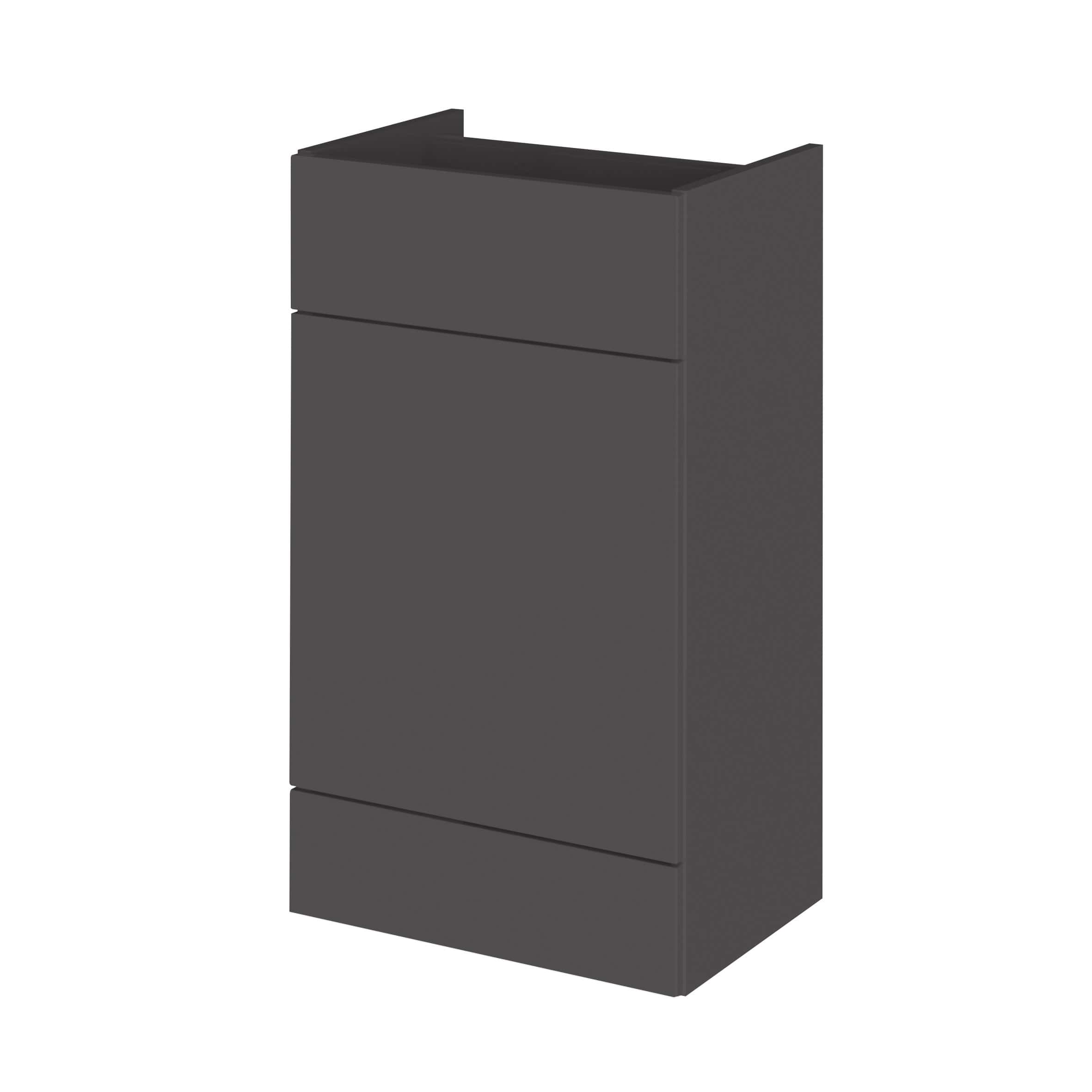 Contemporary black bathroom storage cabinet with sleek design, ideal for modern bathrooms and space-saving organisation solutions. Perfect for storing toiletries and bathroom essentials.