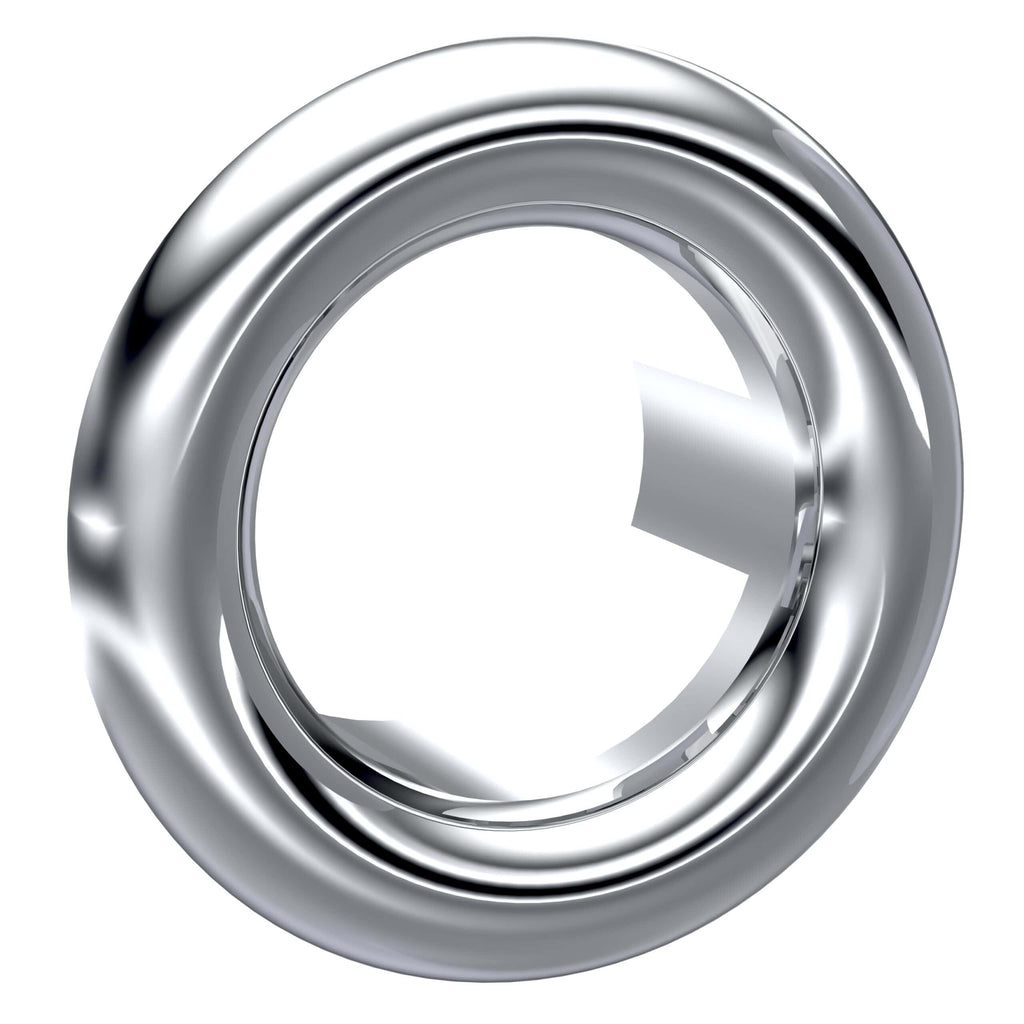 Polished chrome bathroom basin tap fixture close-up image for Bubly Bathrooms, highlighting quality bathroom fittings and modern design.