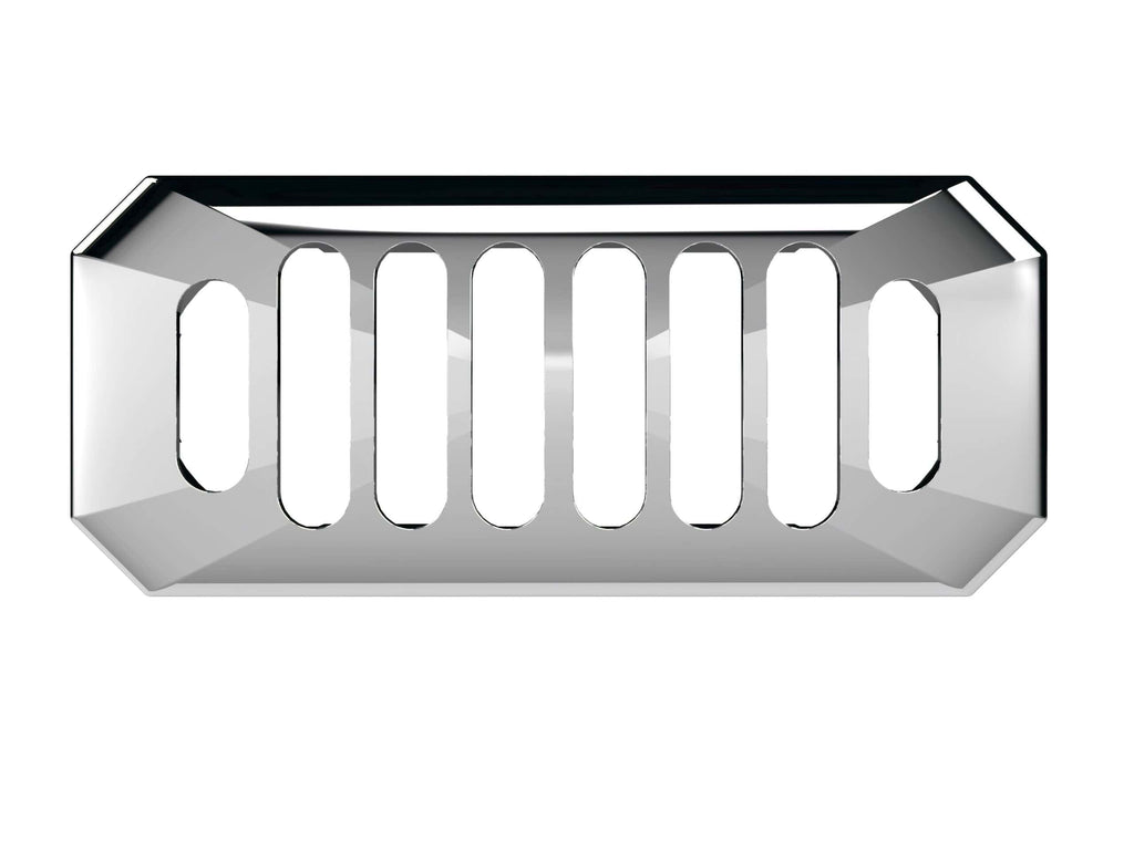 Sleek silver shower soap dish holder for bathroom, wall-mounted or shower shelf accessory, durable stainless steel material,Modern bathroom storage solution for soap and shower essentials.