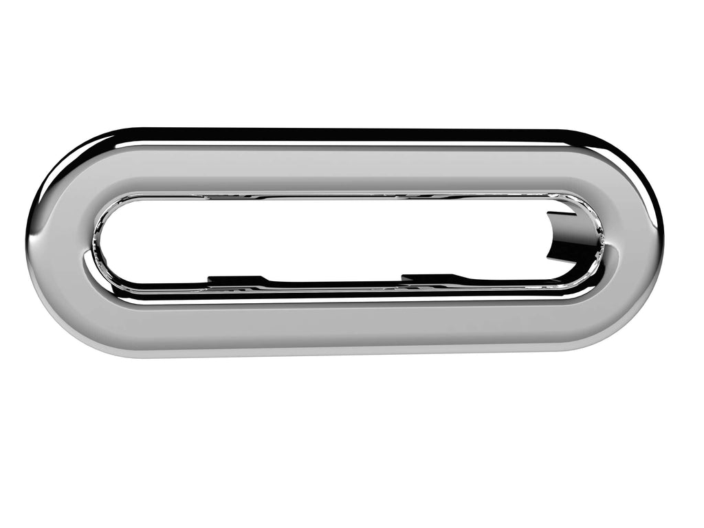 Sleek silver and black bathroom door hook with modern chrome finish, ideal for bathroom organisation and stylish storage solutions. Perfect for adding a contemporary touch to your Bubly bathroom accessories.