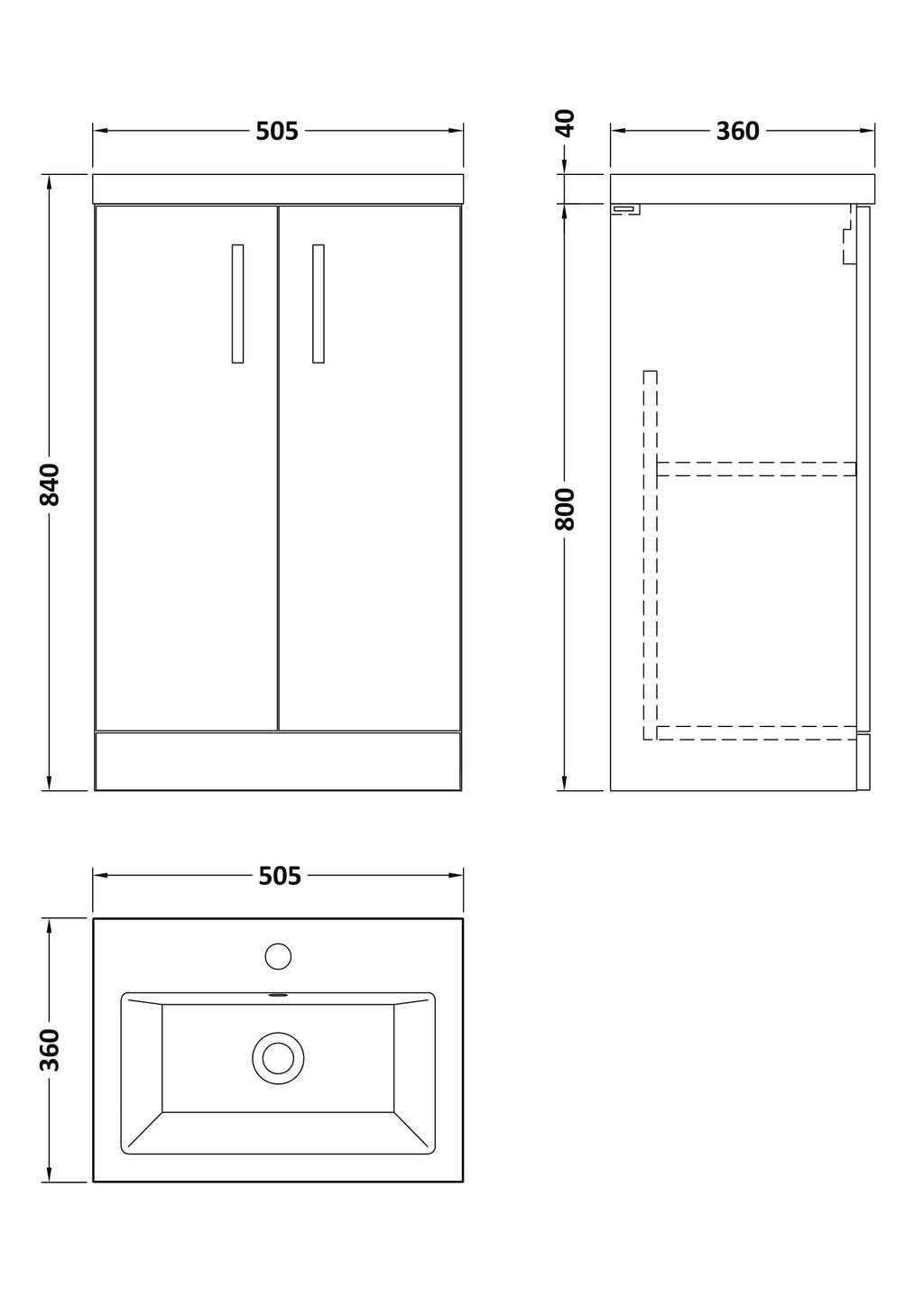 Elegant bathroom vanity with double doors, sleek handles, and ample storage, designed for modern Bubly Bathrooms. Crafted for durability and style in UK bathroom spaces.