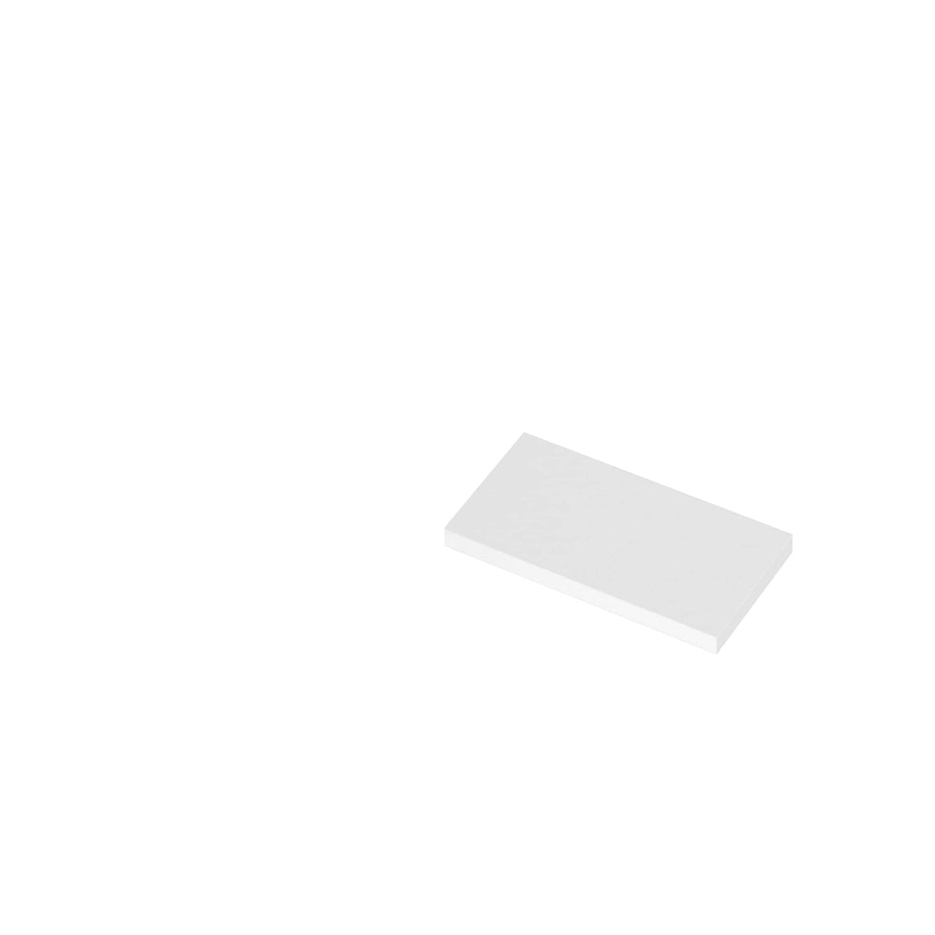 White bathroom tile sample for Bubly Bathrooms, ideal for elegant and modern bathroom renovation, featuring durable ceramic material and sleek design for a stylish finish.
