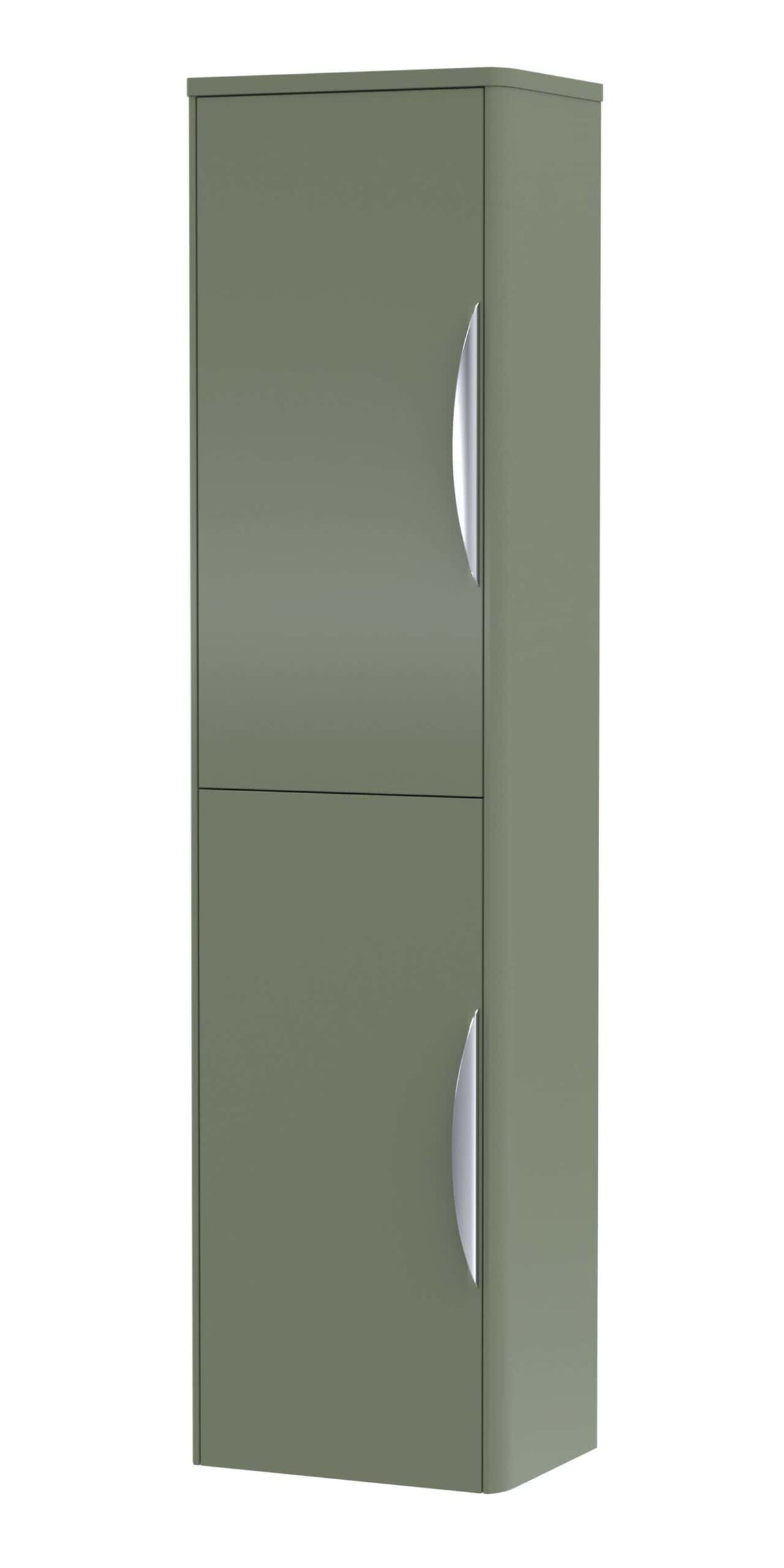 Nuie Parade 2 Door Wall Hung Tall Storage Unit 350mm Wide