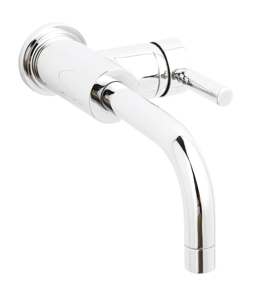 Polished chrome bathroom bib tap, modern design, ideal for contemporary baths and sinks, high-quality finish, durable and stylish bathroom fixture.