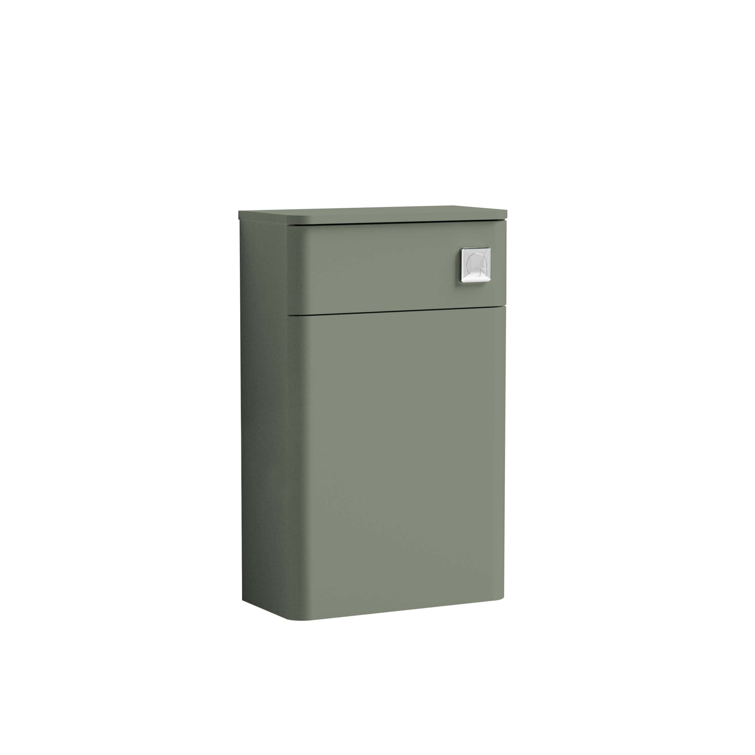 Sleek grey bathroom storage cabinet with a modern design, featuring a lockable drawer and spacious compartments for bathroom essentials and organisation. Ideal for contemporary bathrooms.