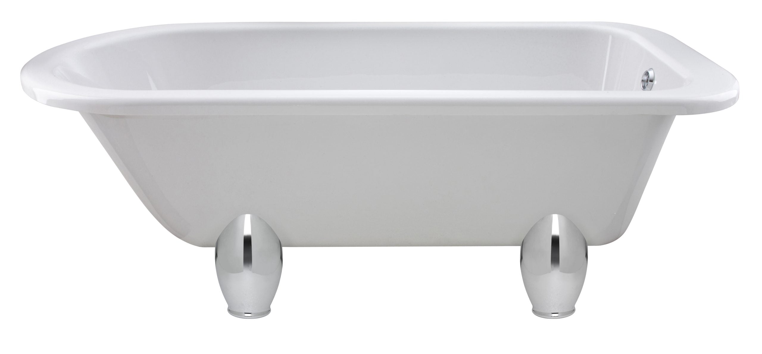 Shower bath tub with elegant white finish and chrome clawfoot design, perfect for luxurious bathrooms. Designed for comfort and style in modern bathroom renovations.
