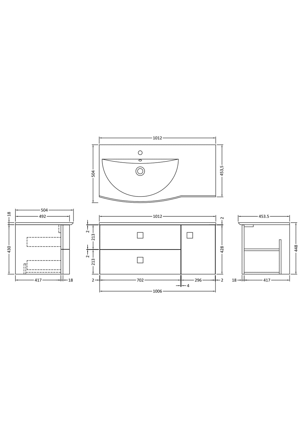 Contemporary white bathroom vanity with modern storage drawers and a sleek ceramic sink, ideal for stylish bathroom renovation and space optimisation.