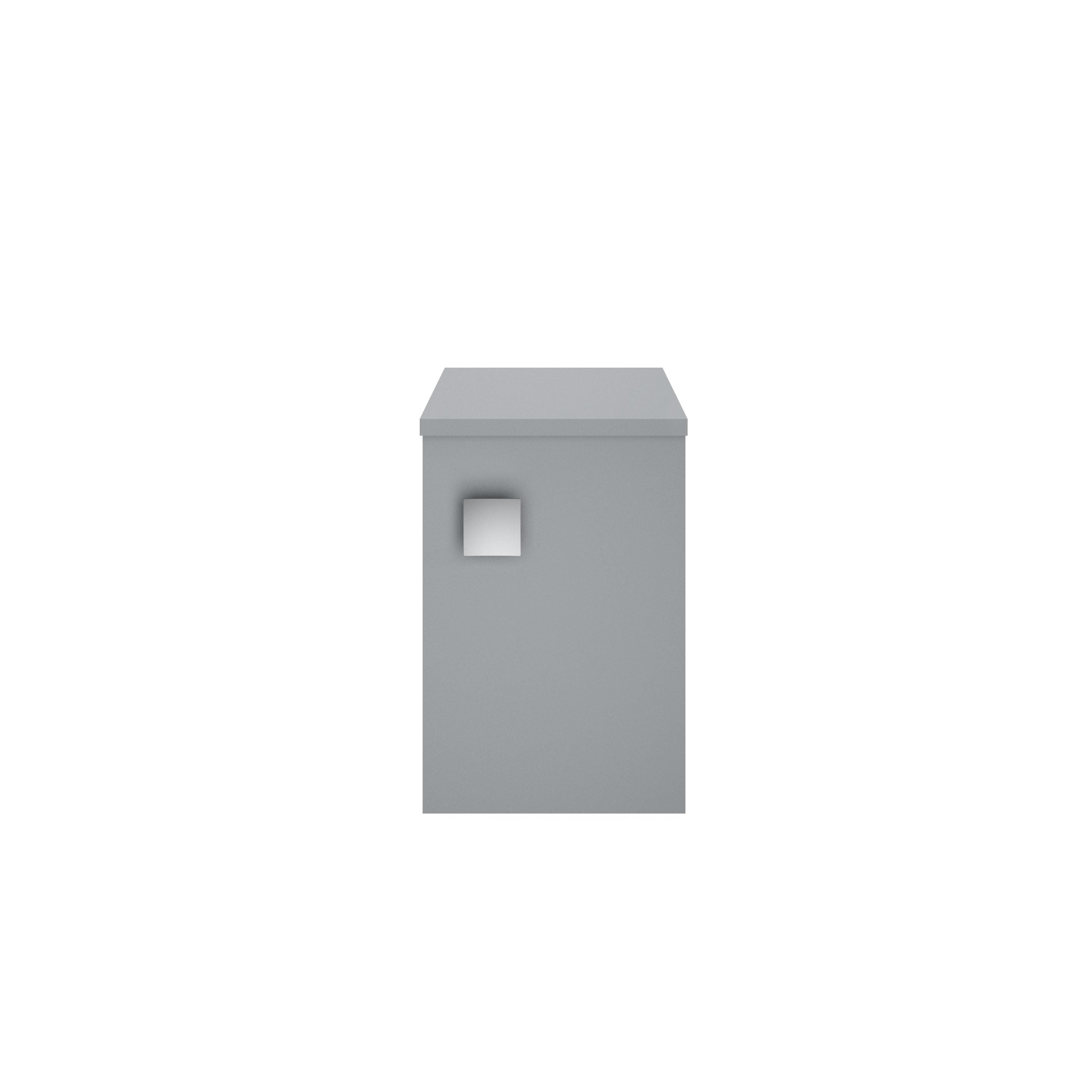 Modern grey mailbox with a sleek design, suitable for residential use in the UK. Perfect for mail collection and secure delivery.