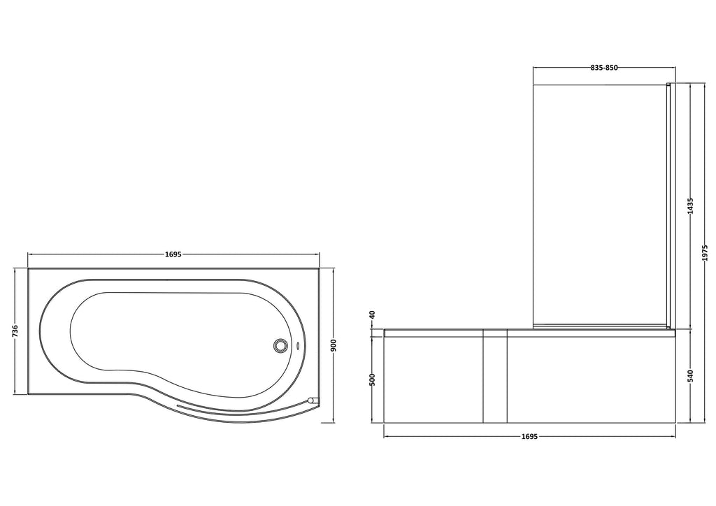 Bright white acrylic bathtub with sleek modern design, spacious interior, and chrome drain for maximum comfort and style in your bathroom remodel.