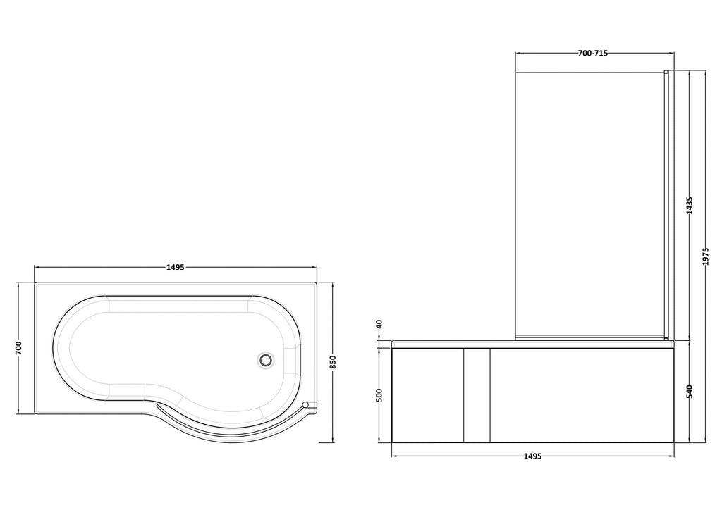 Elegant bathroom with modern bathtub and shower enclosure, perfect for contemporary Bubly bathrooms. Designed for comfort and style, ideal for upgrading your UK bathroom space.