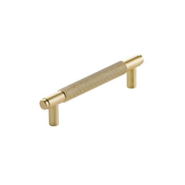 Brass bathroom cabinet handle, modern gold kitchen drawer pull, durable metal furniture handle for closets, wardrobes, and drawers.