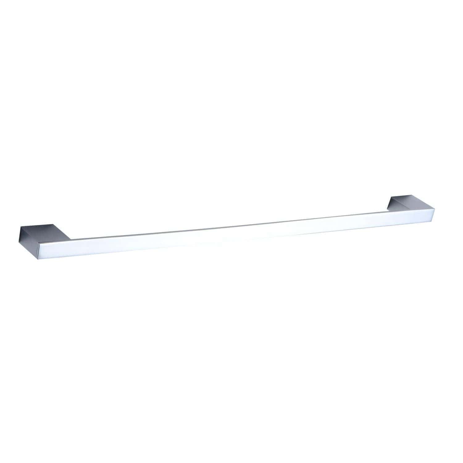 Contemporary LED bathroom towel rail with chrome finish, sleek and functional design, ideal for modern bathrooms, providing efficient towel drying and a stylish accent.