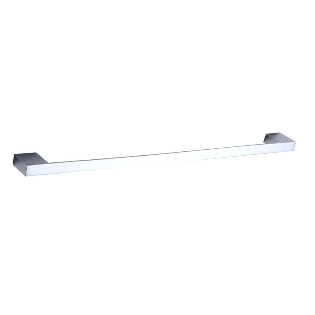 Stainless steel bathroom towel rail with sleek modern design, ideal for contemporary bathrooms for warm, dry towels and stylish decor.