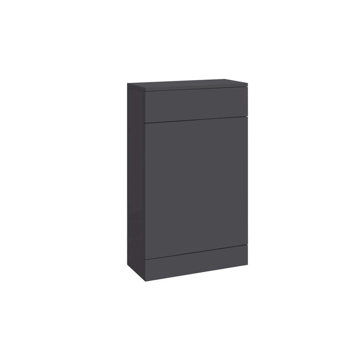 Sleek black bathroom cabinet with modern storage design, perfect for organising bathroom essentials and enhancing contemporary bathroom decor.