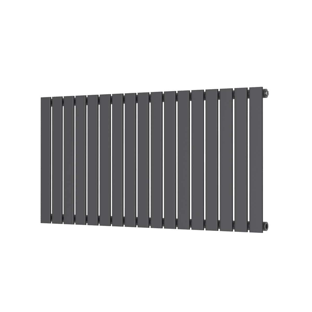 Modern grey radiator for bathroom heating, showcasing sleek, vertical panel design for contemporary bathroom decor. Durable and efficient, perfect for enhancing bathroom comfort and style.
