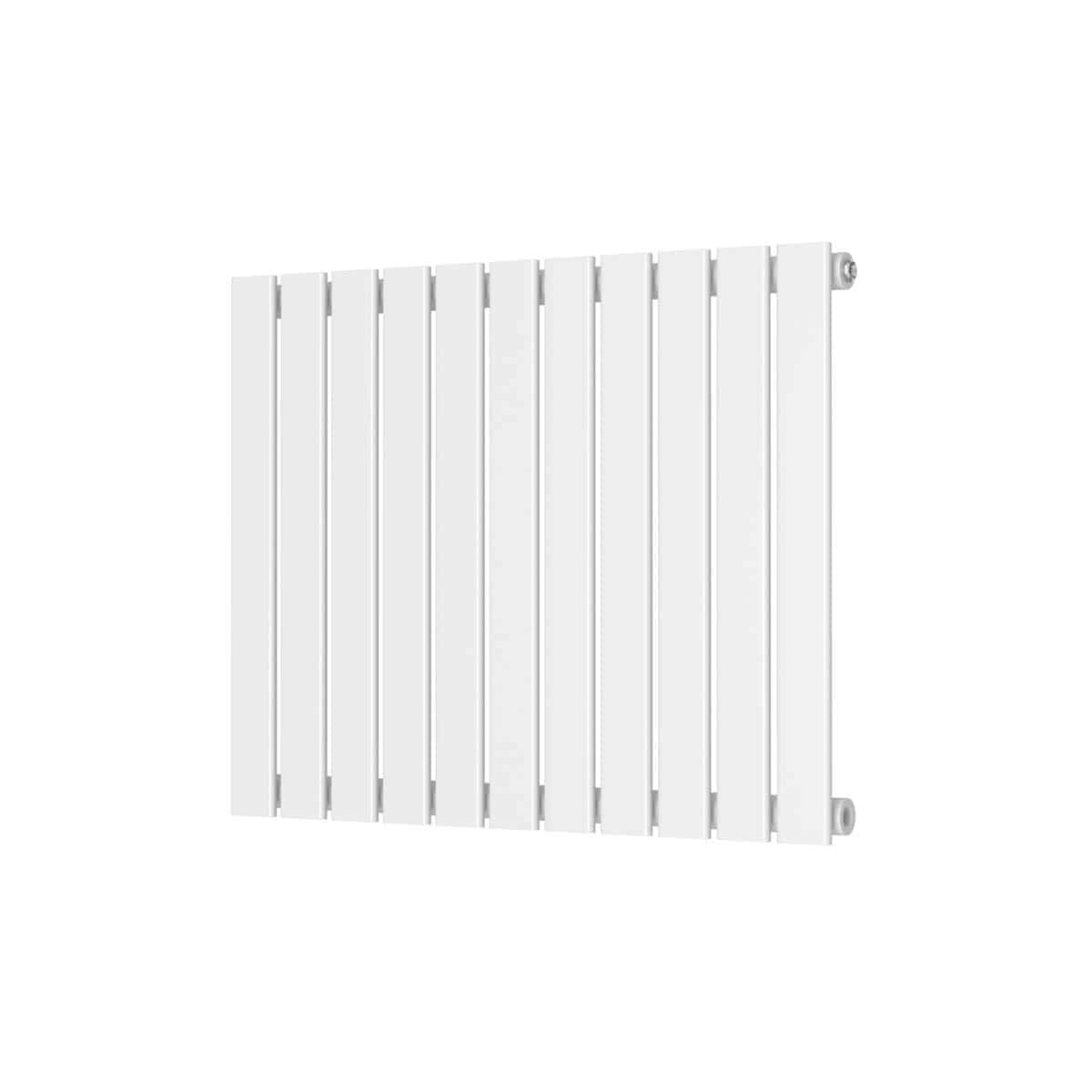 Contemporary white panel radiator, ideal for modern bathrooms, offering efficient heating and sleek design for stylish bathroom interiors. Perfect for bathroom upgrade or renovation projects.