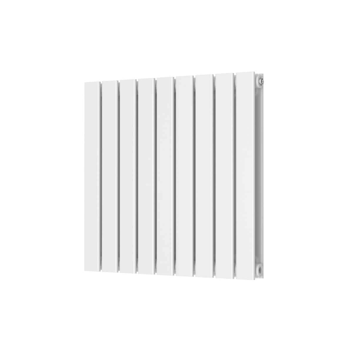 Aluminium radiator for bathroom heating, modern and energy-efficient design by Bubly Bathrooms. Perfect for stylish and functional bathroom decor.