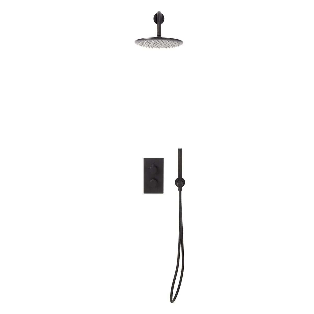 Bubly Core Round Handle With Handset And Bracket